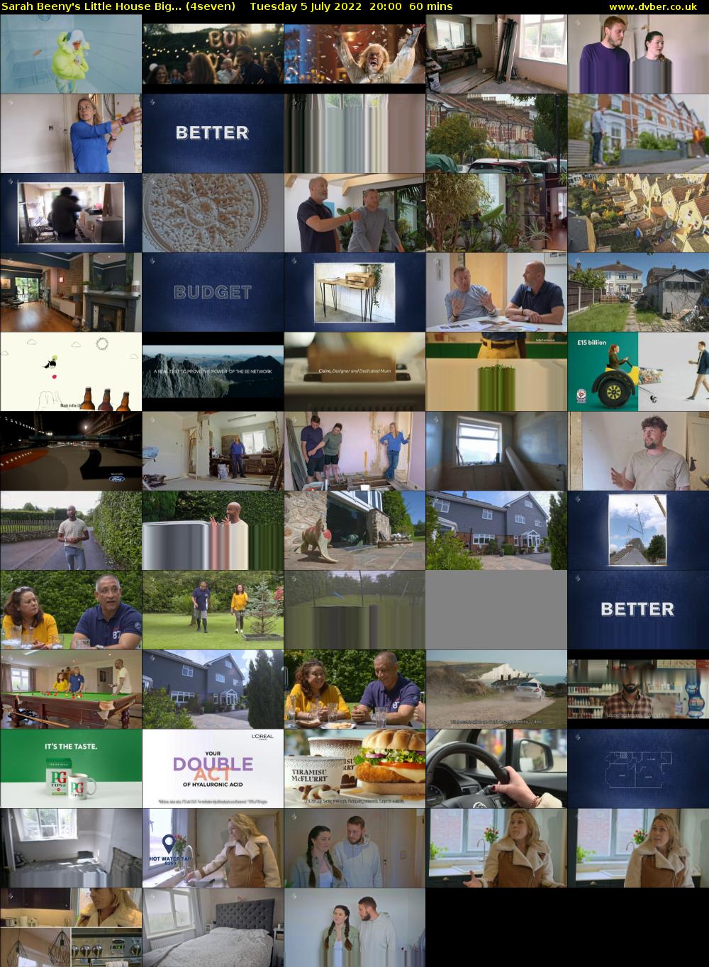 Sarah Beeny's Little House Big... (4seven) Tuesday 5 July 2022 20:00 - 21:00