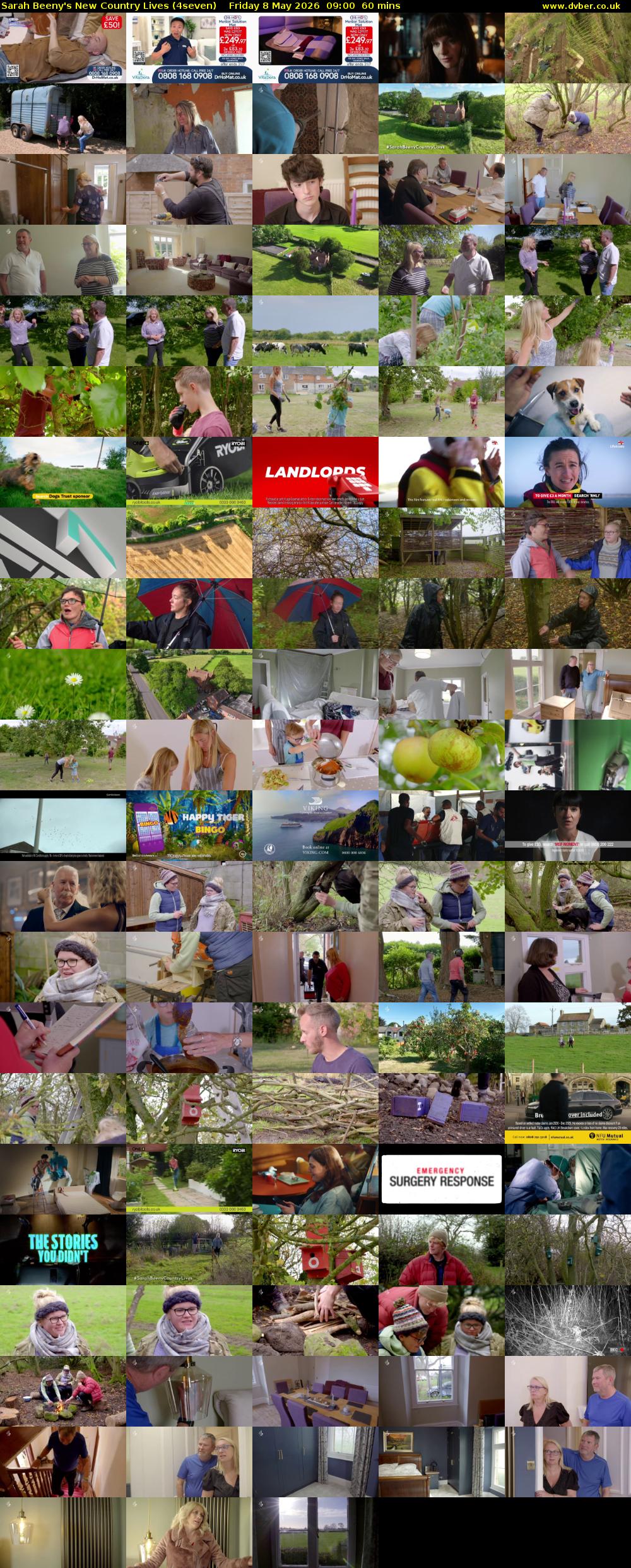 Sarah Beeny's New Country Lives (4seven) Friday 8 May 2026 09:00 - 10:00