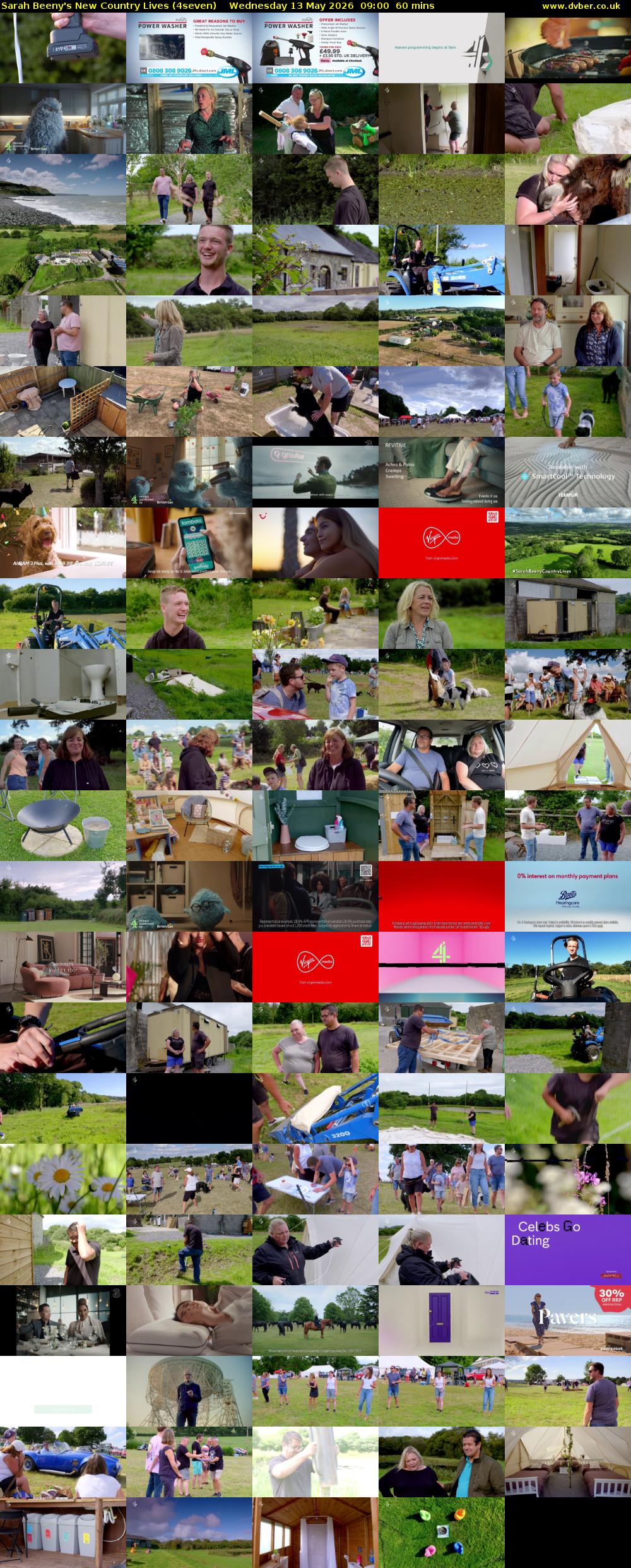 Sarah Beeny's New Country Lives (4seven) Wednesday 13 May 2026 09:00 - 10:00