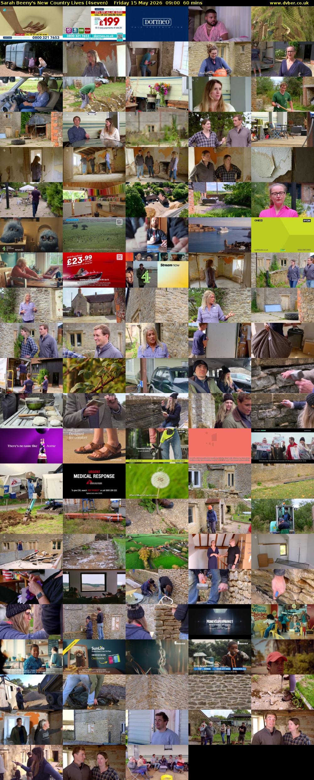 Sarah Beeny's New Country Lives (4seven) Friday 15 May 2026 09:00 - 10:00