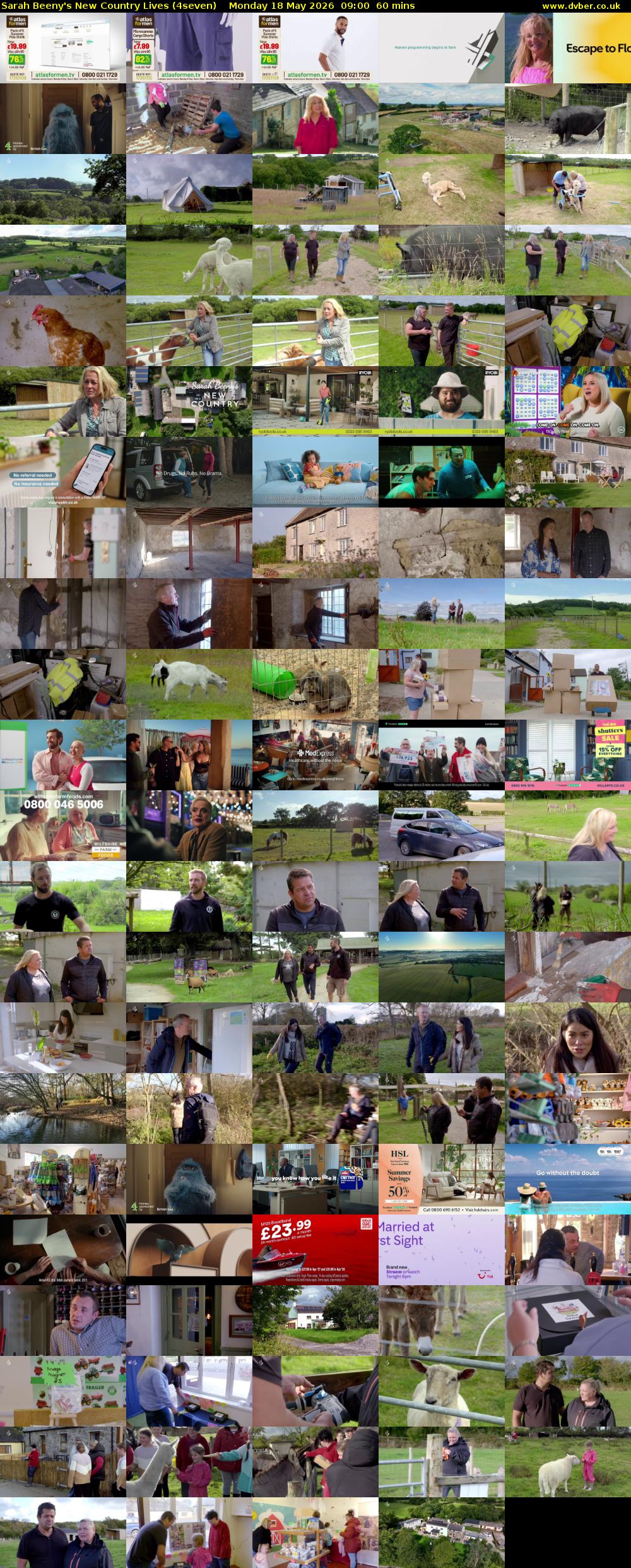 Sarah Beeny's New Country Lives (4seven) Monday 18 May 2026 09:00 - 10:00