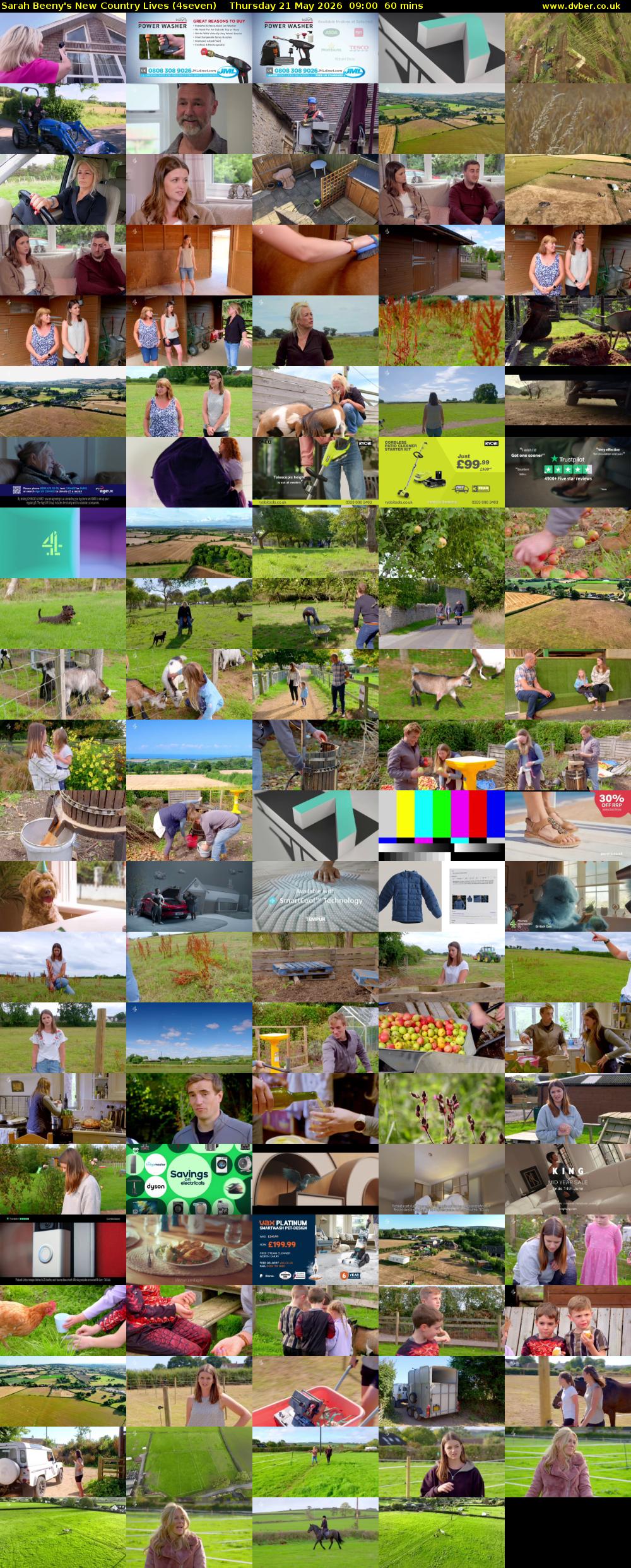 Sarah Beeny's New Country Lives (4seven) Thursday 21 May 2026 09:00 - 10:00