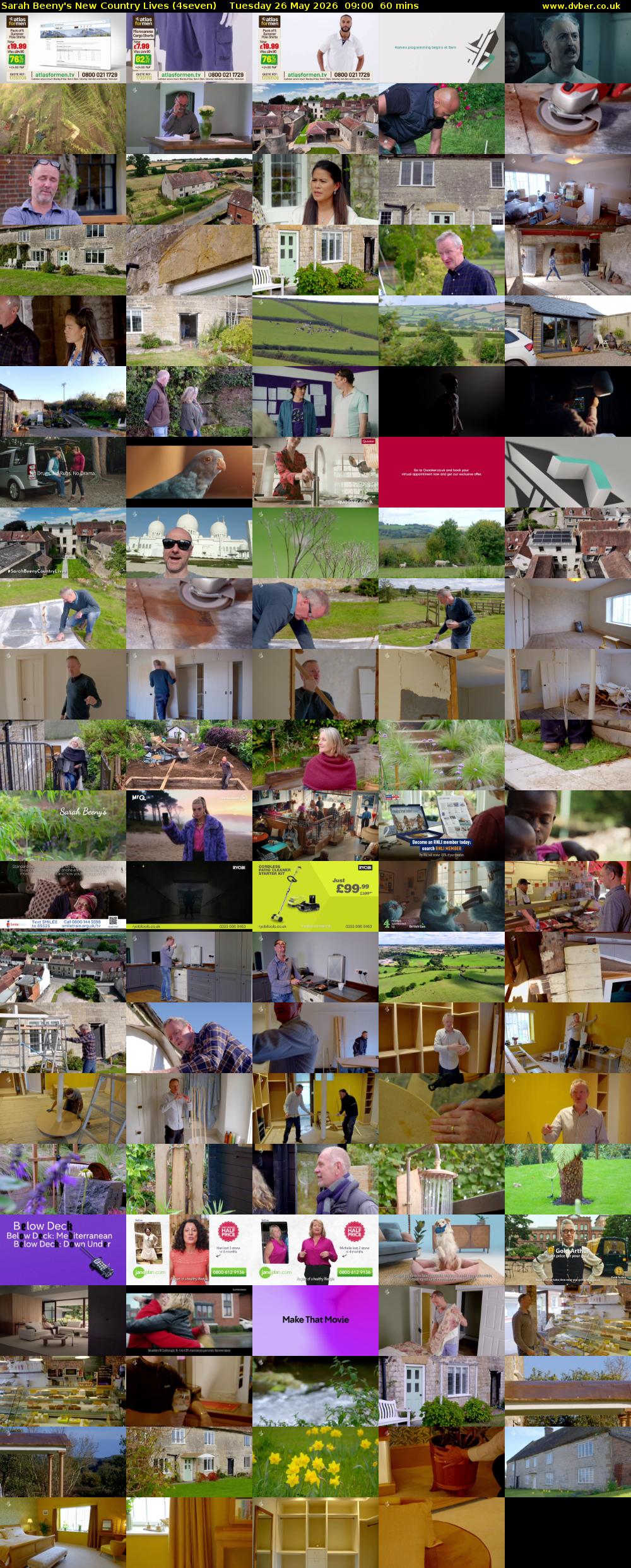 Sarah Beeny's New Country Lives (4seven) Tuesday 26 May 2026 09:00 - 10:00