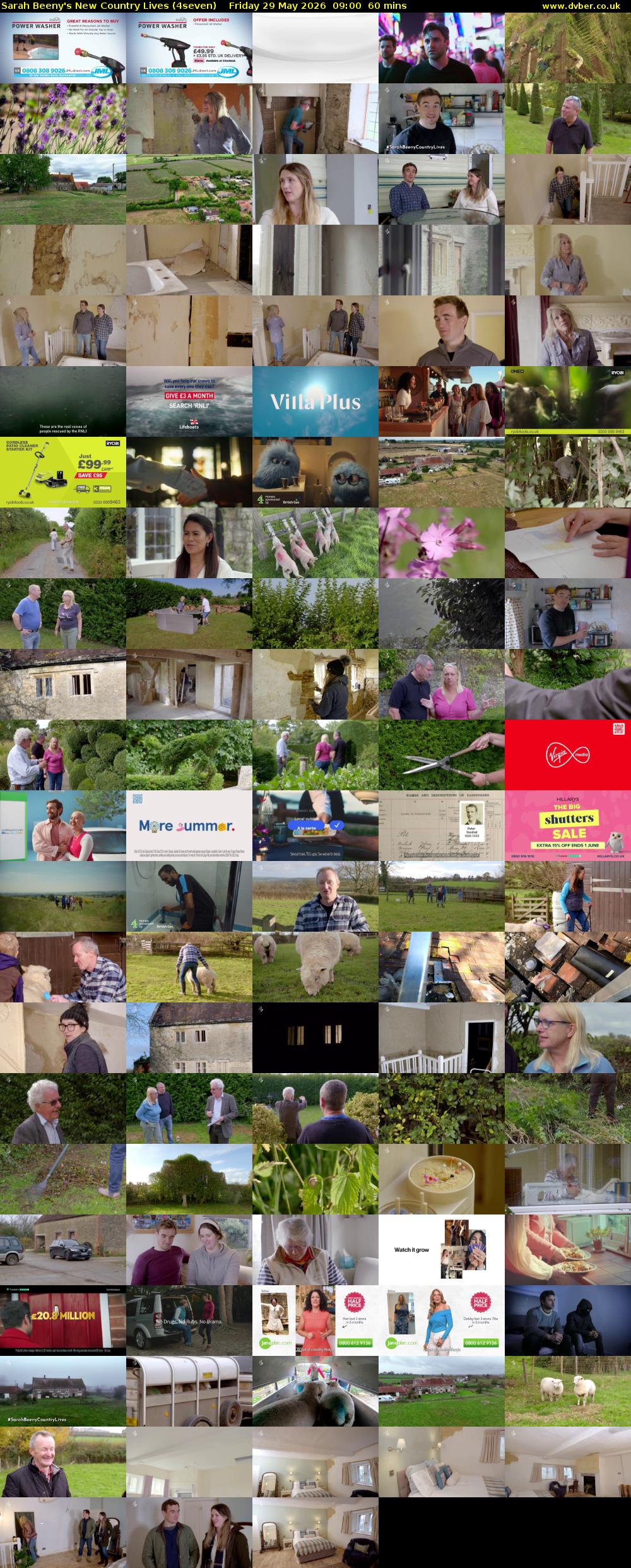 Sarah Beeny's New Country Lives (4seven) Friday 29 May 2026 09:00 - 10:00