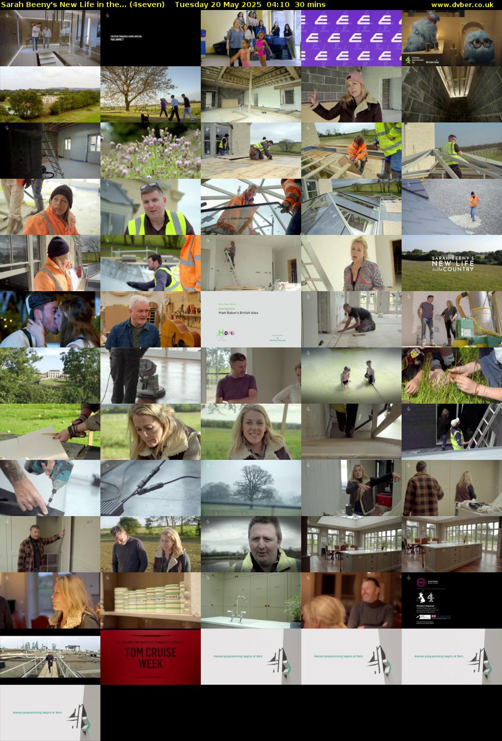 Sarah Beeny's New Life in the... (4seven) Tuesday 20 May 2025 04:10 - 04:40