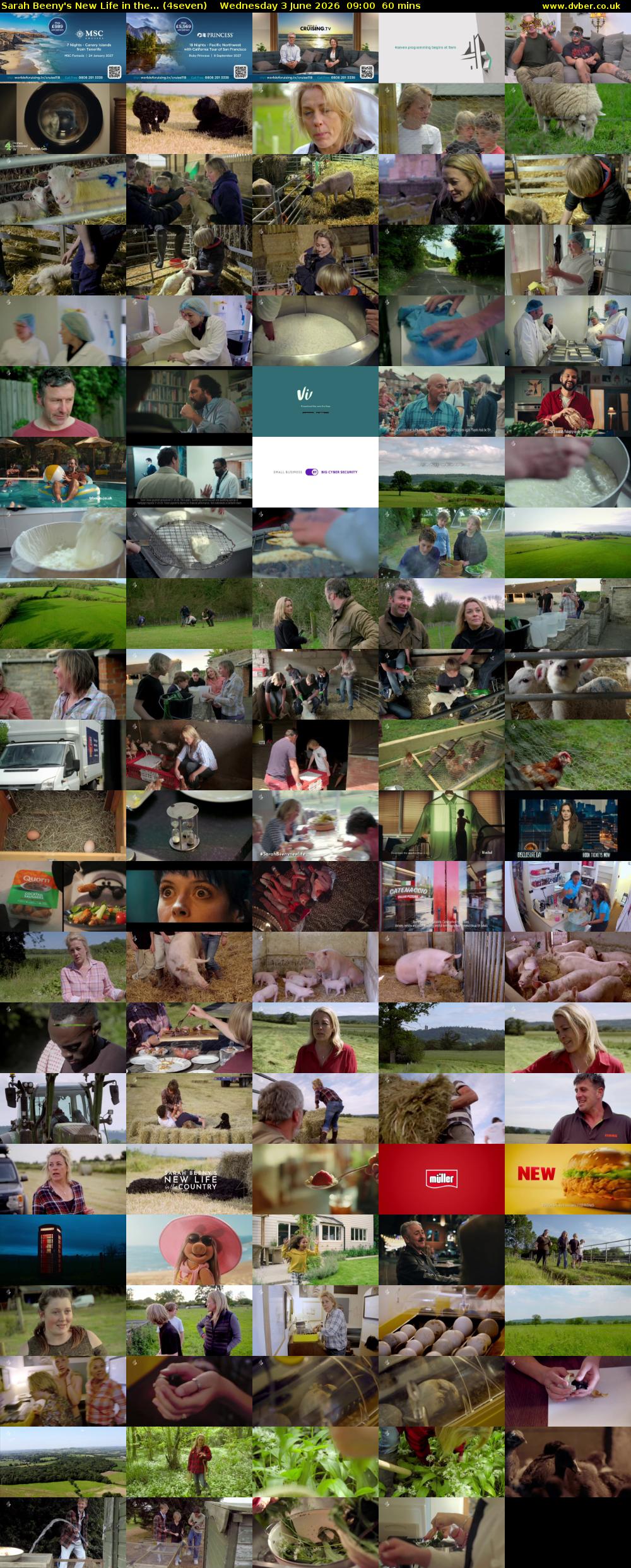 Sarah Beeny's New Life in the... (4seven) Wednesday 3 June 2026 09:00 - 10:00