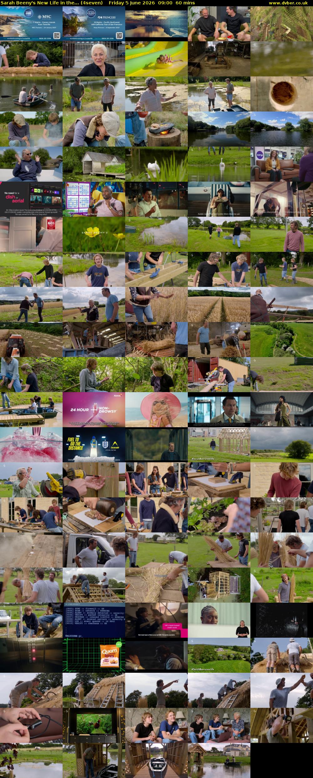 Sarah Beeny's New Life in the... (4seven) Friday 5 June 2026 09:00 - 10:00