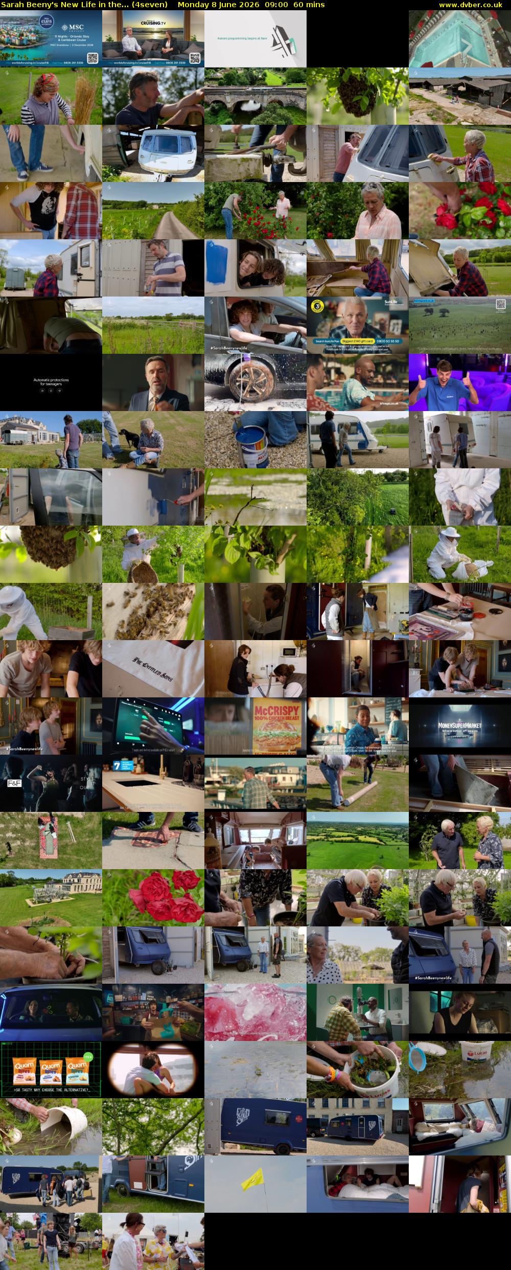 Sarah Beeny's New Life in the... (4seven) Monday 8 June 2026 09:00 - 10:00
