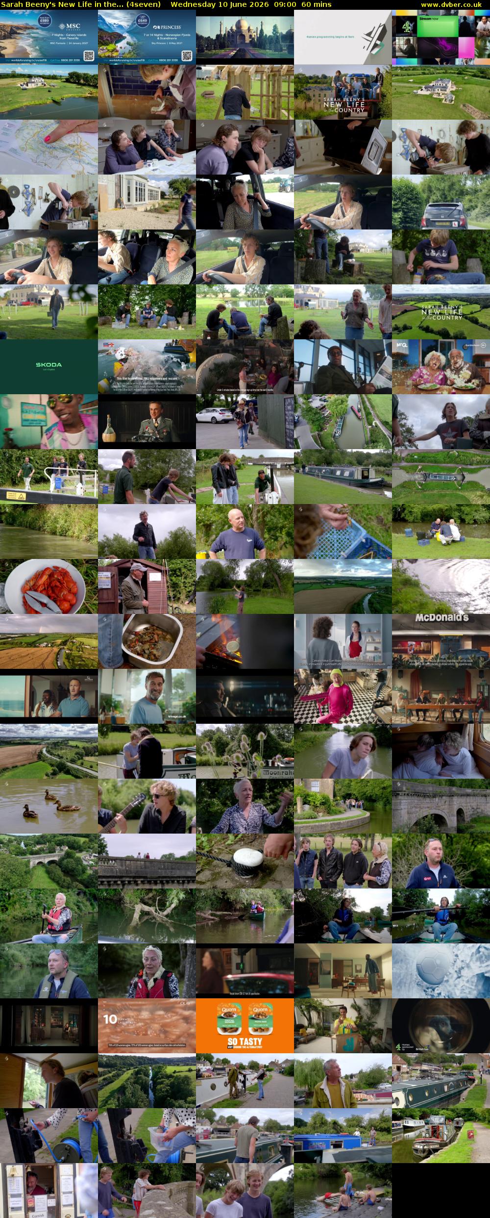 Sarah Beeny's New Life in the... (4seven) Wednesday 10 June 2026 09:00 - 10:00