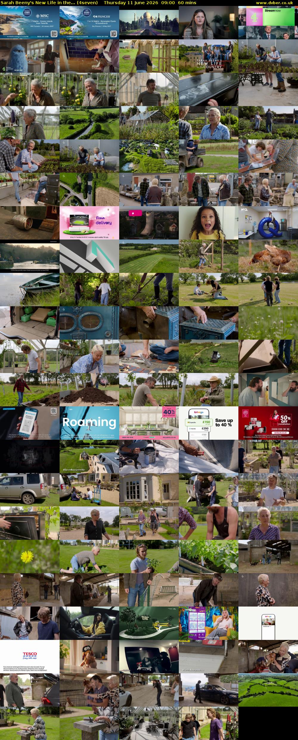 Sarah Beeny's New Life in the... (4seven) Thursday 11 June 2026 09:00 - 10:00