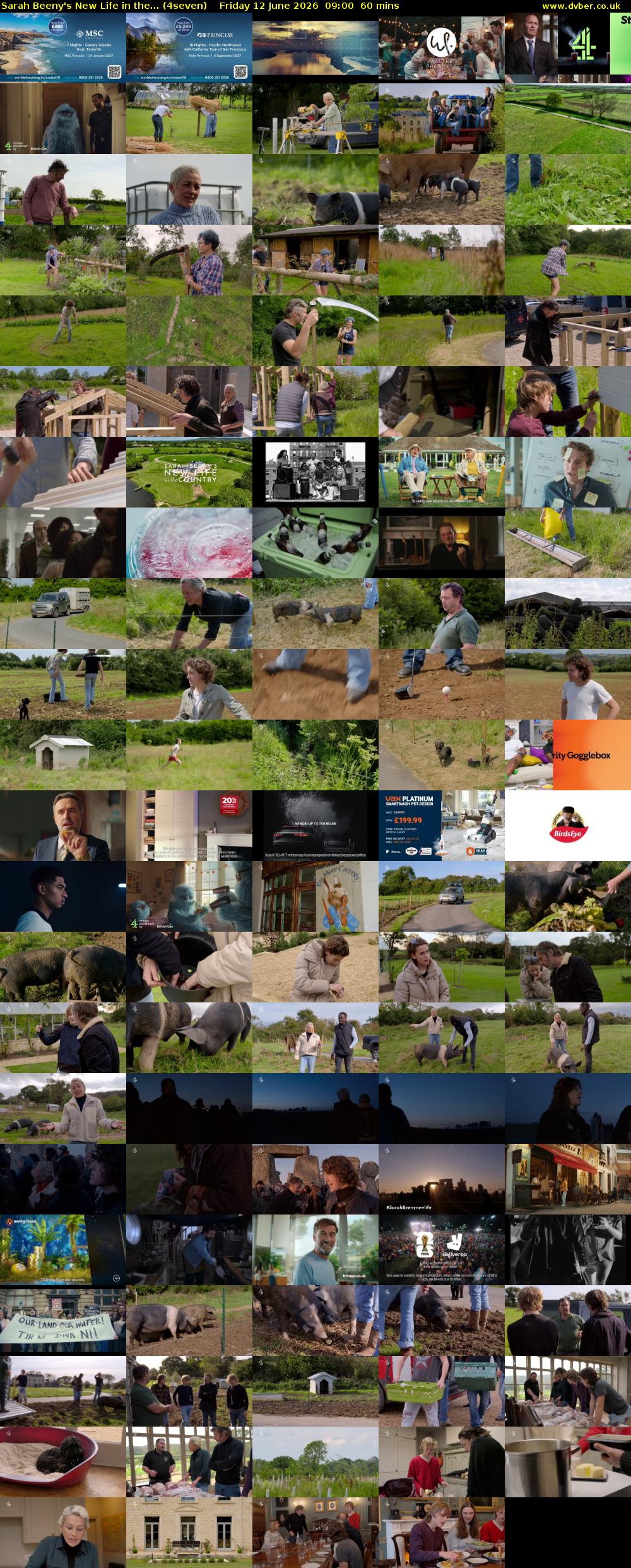 Sarah Beeny's New Life in the... (4seven) Friday 12 June 2026 09:00 - 10:00