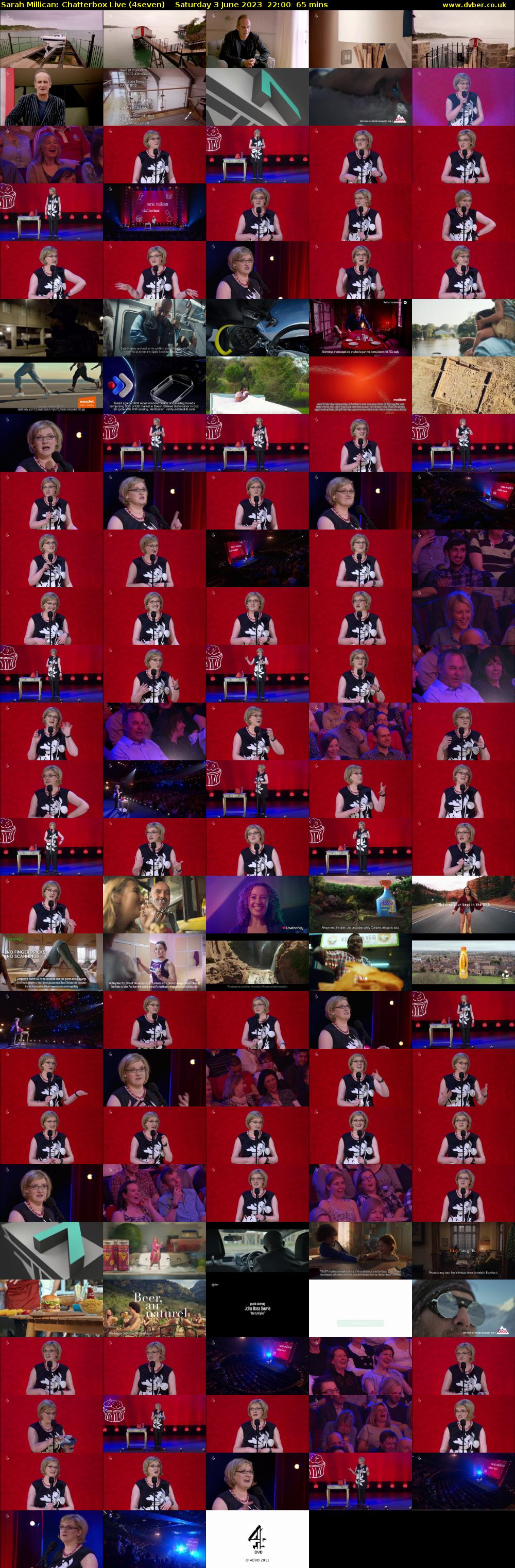 Sarah Millican: Chatterbox Live (4seven) Saturday 3 June 2023 22:00 - 23:05