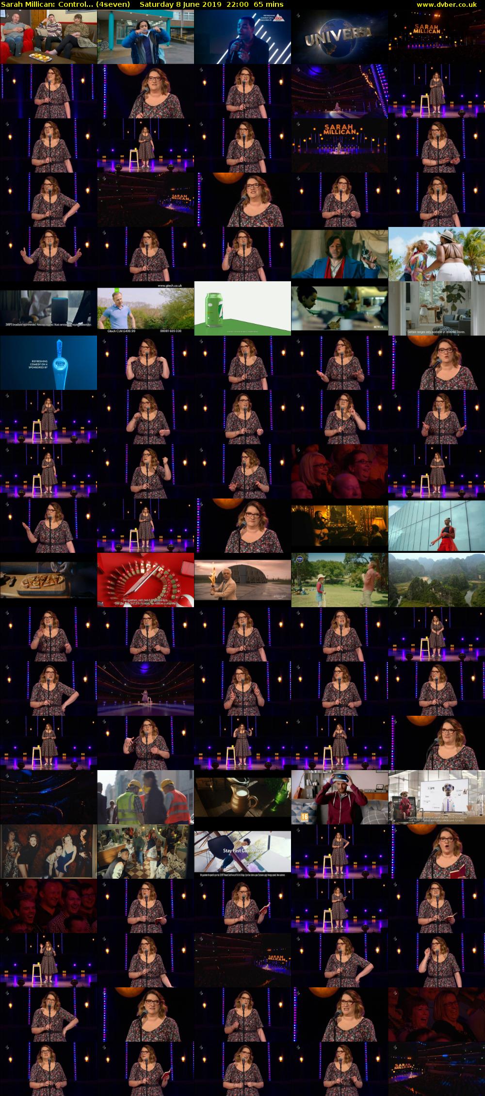Sarah Millican: Control... (4seven) Saturday 8 June 2019 22:00 - 23:05