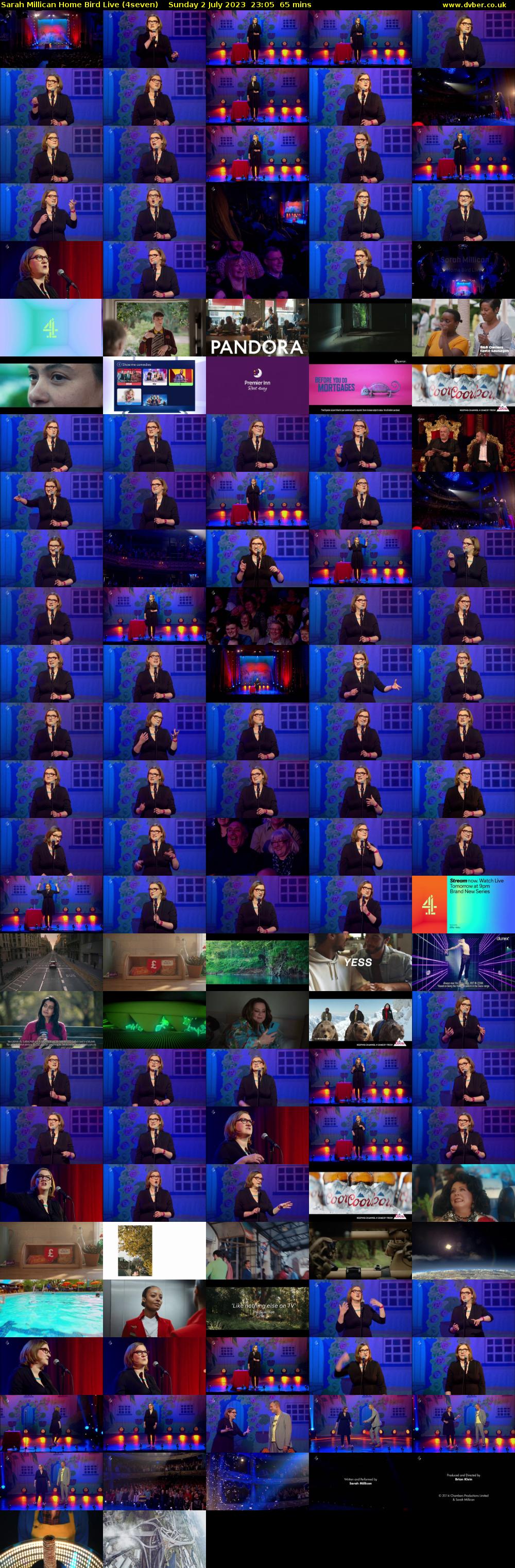 Sarah Millican Home Bird Live (4seven) Sunday 2 July 2023 23:05 - 00:10