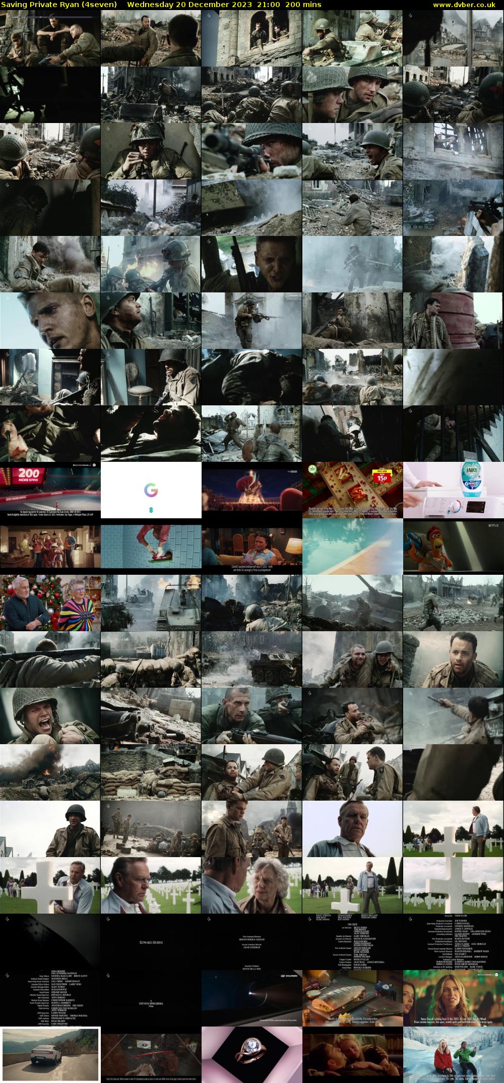 Saving Private Ryan (4seven) Wednesday 20 December 2023 21:00 - 00:20