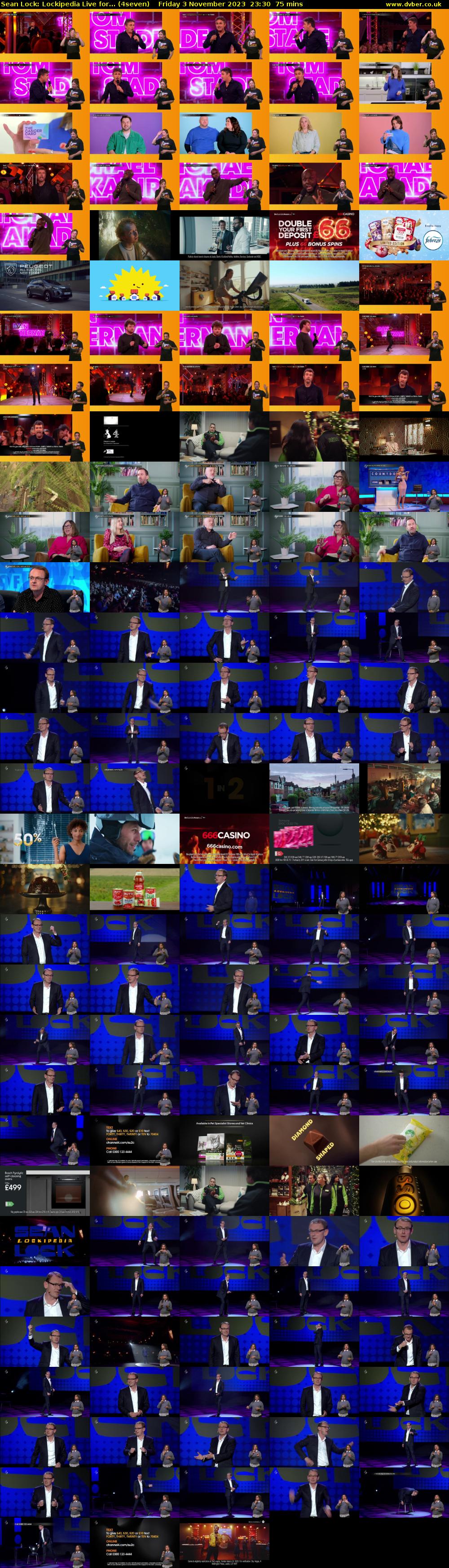 Sean Lock: Lockipedia Live for... (4seven) Friday 3 November 2023 23:30 - 00:45