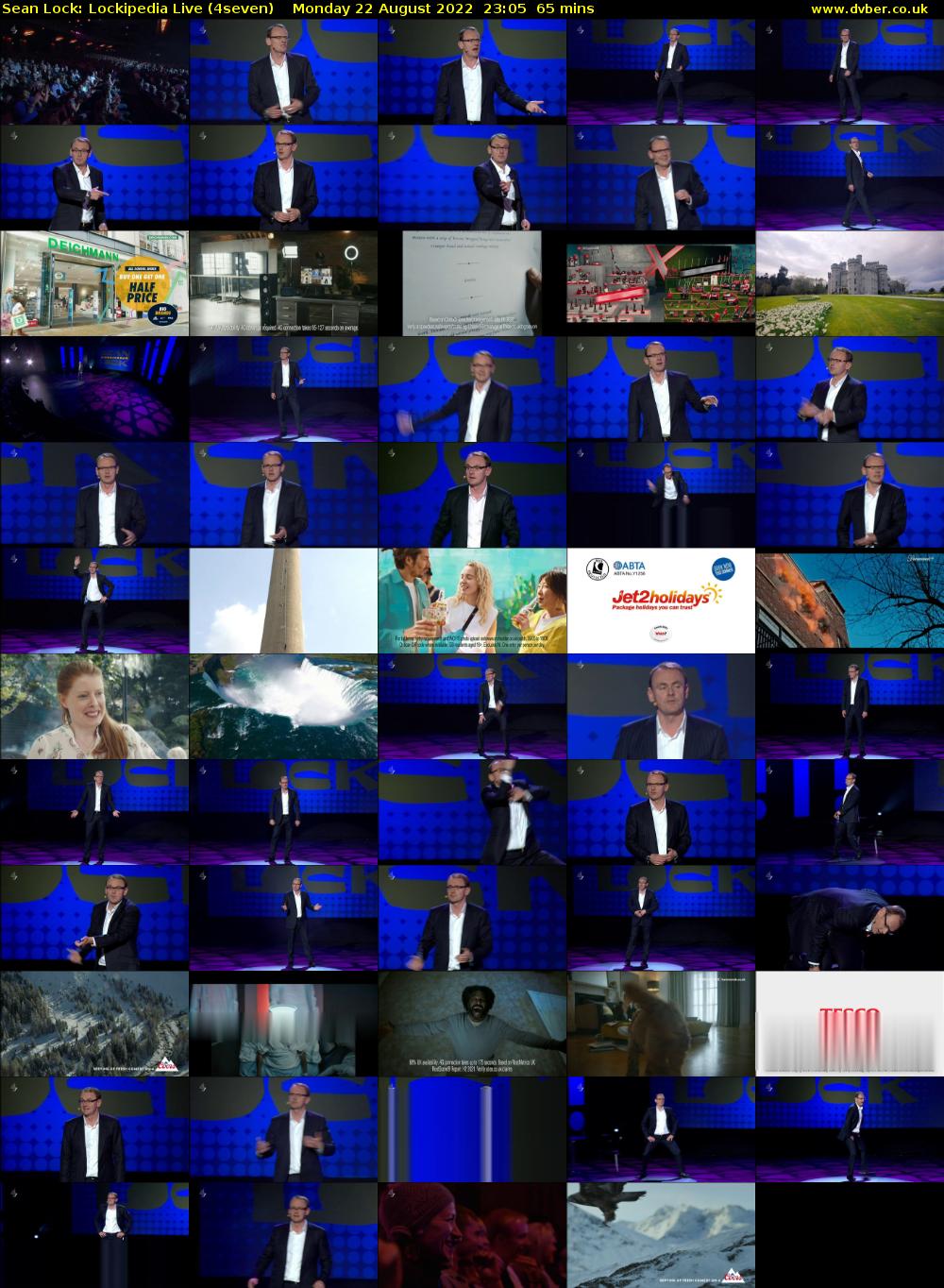 Sean Lock: Lockipedia Live (4seven) Monday 22 August 2022 23:05 - 00:10