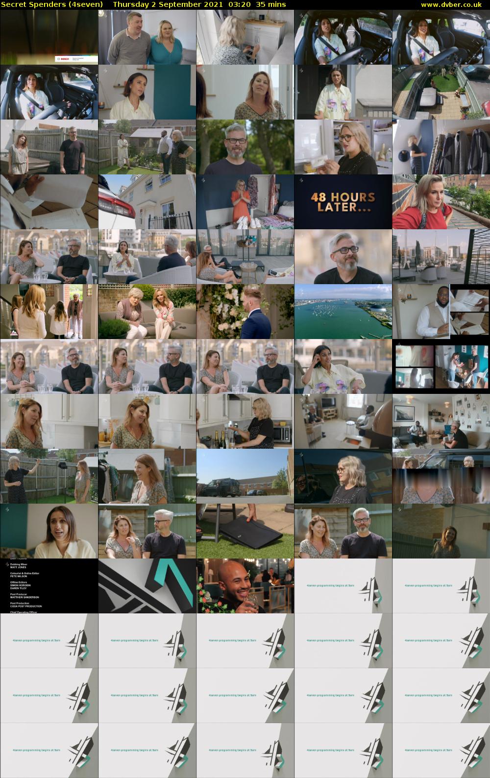 Secret Spenders (4seven) Thursday 2 September 2021 04:20 - 04:55