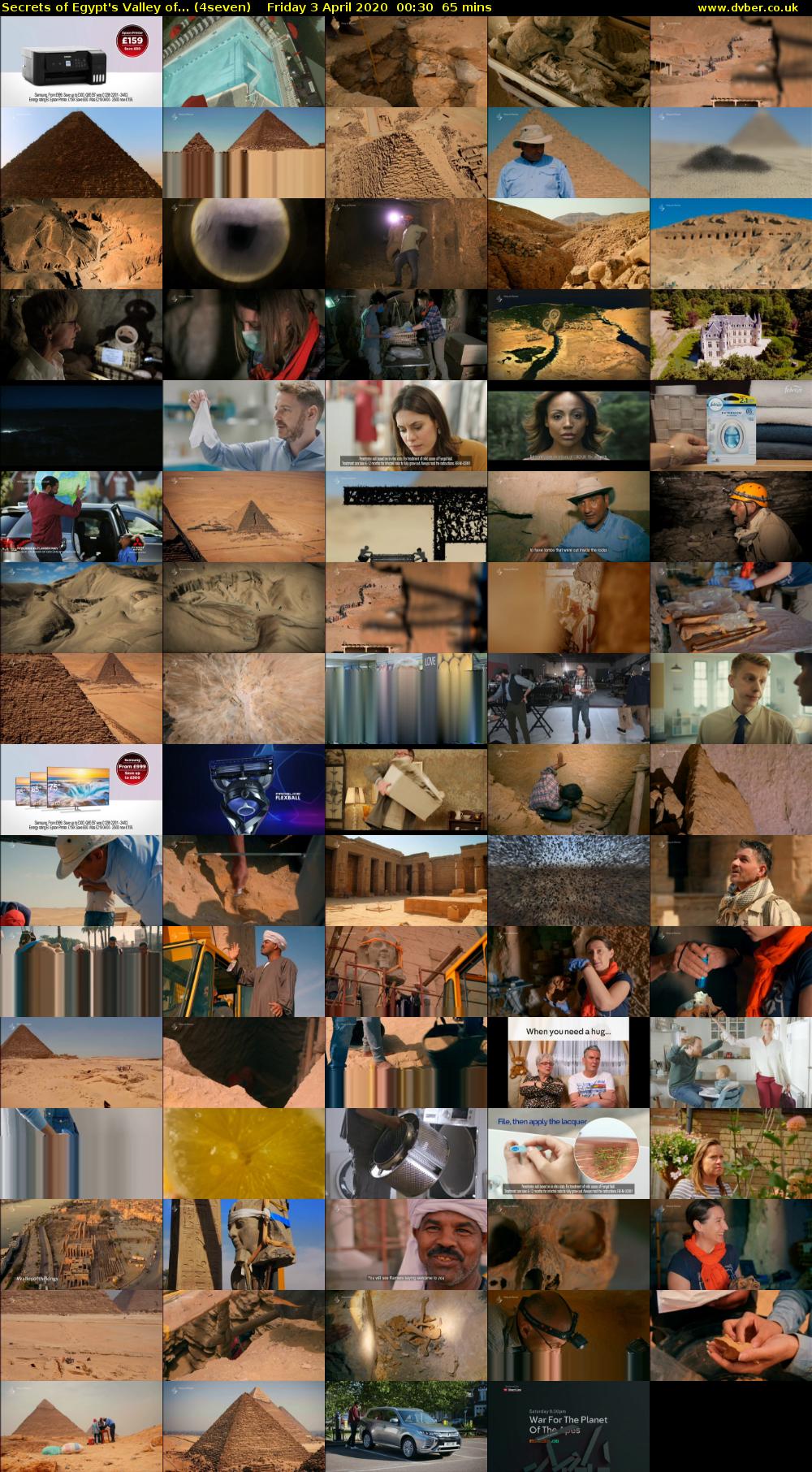 Secrets of Egypt's Valley of... (4seven) Friday 3 April 2020 00:30 - 01:35