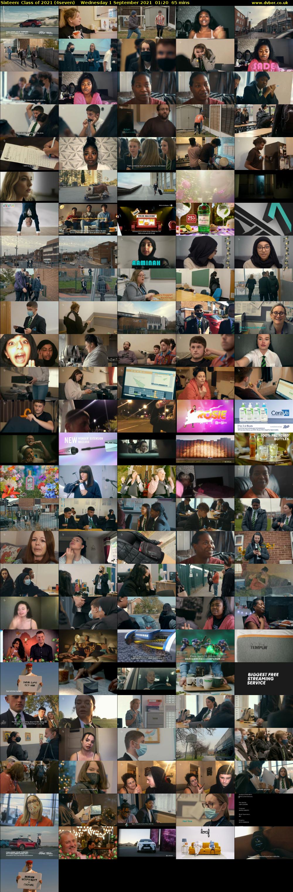 Sixteen: Class of 2021 (4seven) Wednesday 1 September 2021 02:20 - 03:25