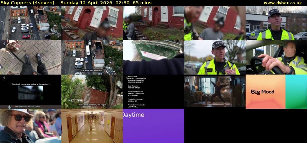 Sky Coppers (4seven) Sunday 12 April 2026 02:30 - 03:35