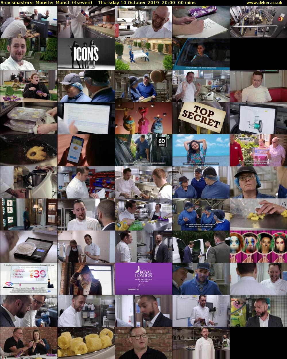 Snackmasters: Monster Munch (4seven) Thursday 10 October 2019 20:00 - 21:00