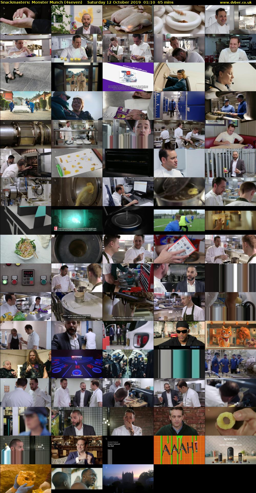 Snackmasters: Monster Munch (4seven) Saturday 12 October 2019 01:10 - 02:15
