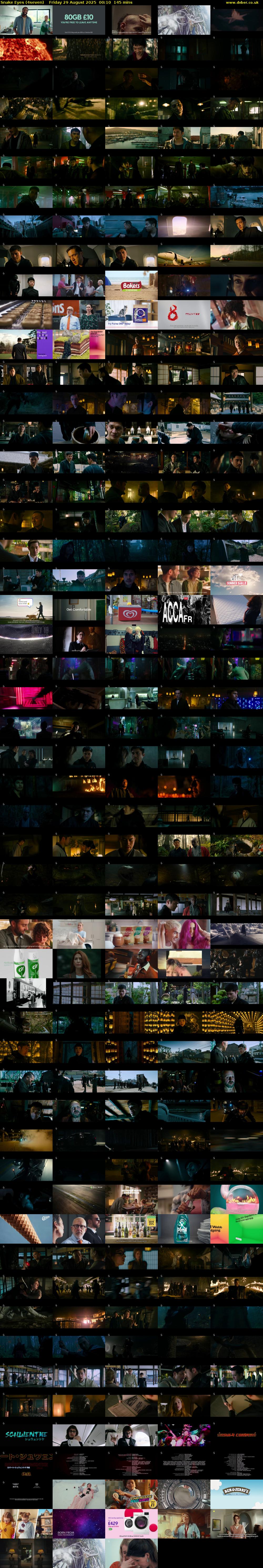 Snake Eyes (4seven) Friday 29 August 2025 00:10 - 02:35