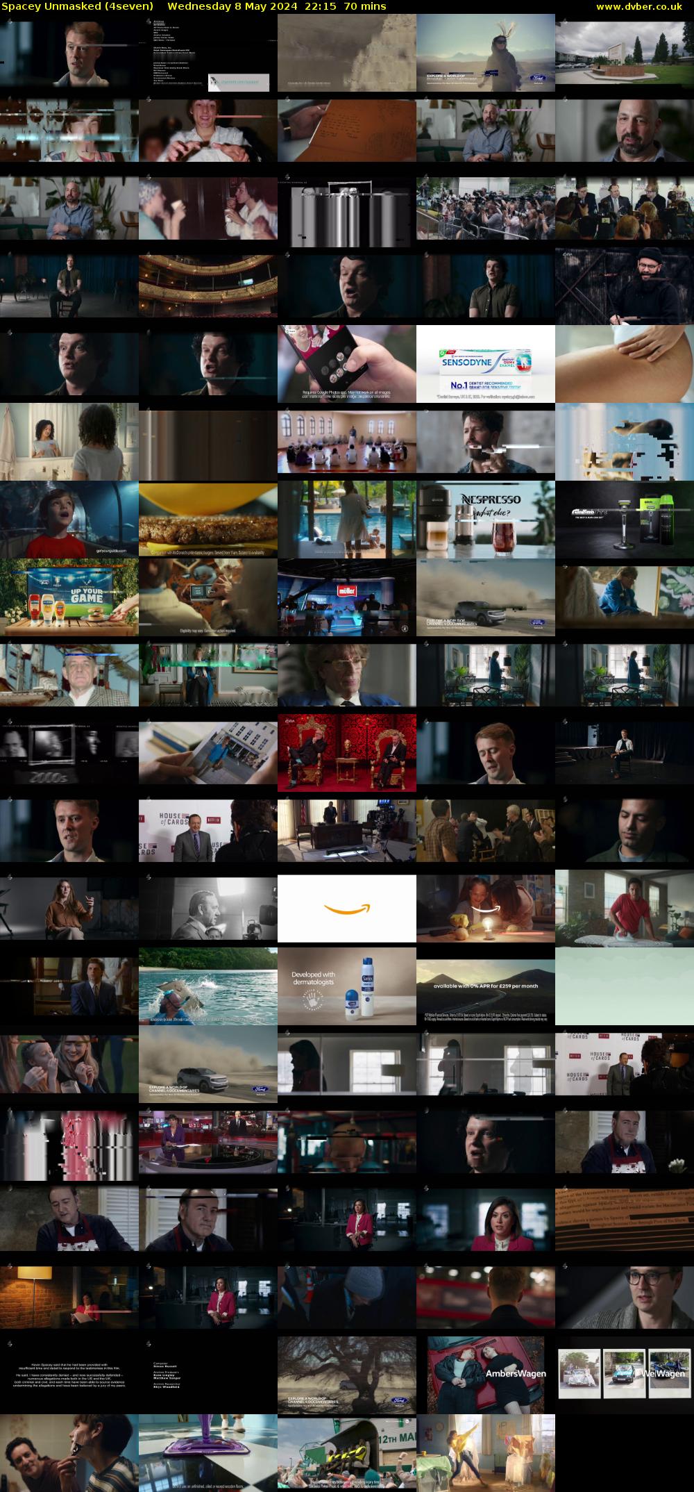 Spacey Unmasked (4seven) Wednesday 8 May 2024 22:15 - 23:25