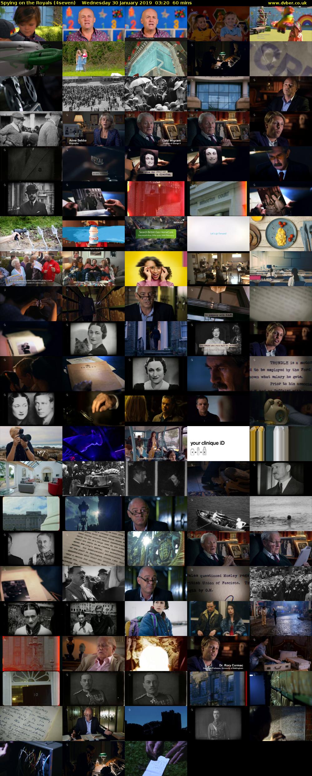 Spying on the Royals (4seven) Wednesday 30 January 2019 03:20 - 04:20