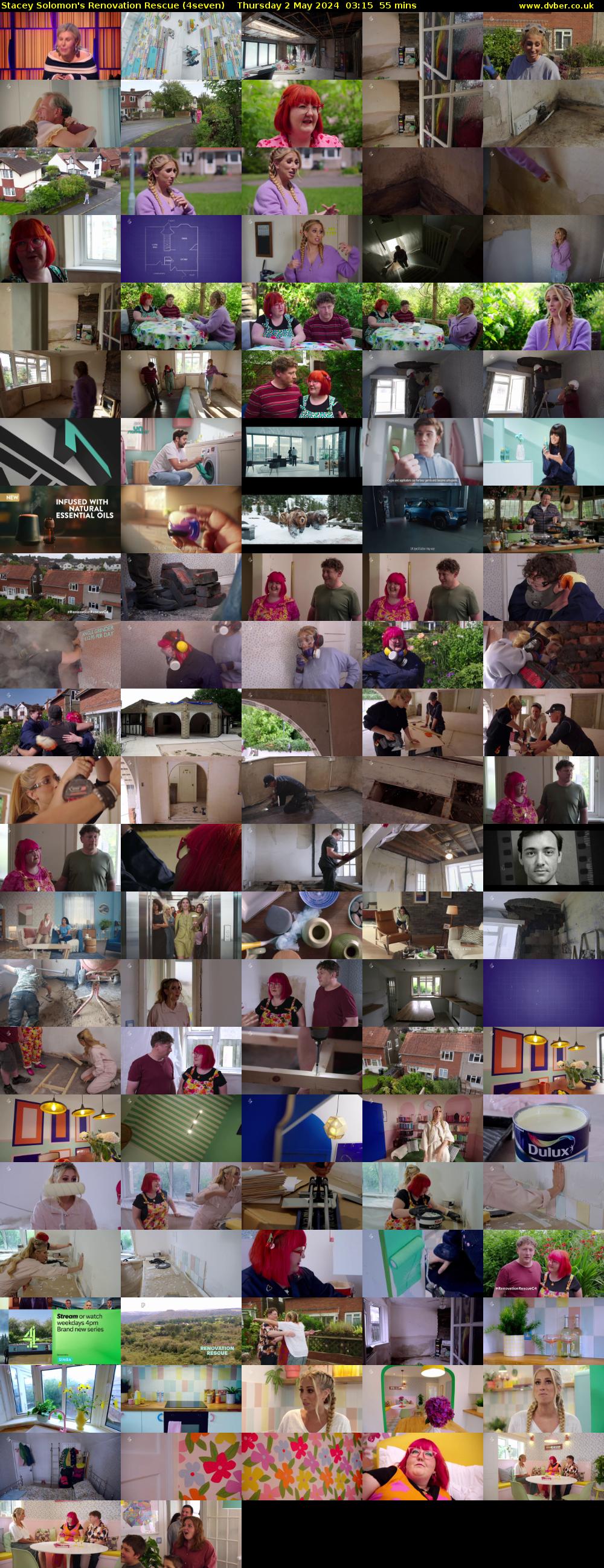 Stacey Solomon's Renovation Rescue (4seven) Thursday 2 May 2024 03:15 - 04:10