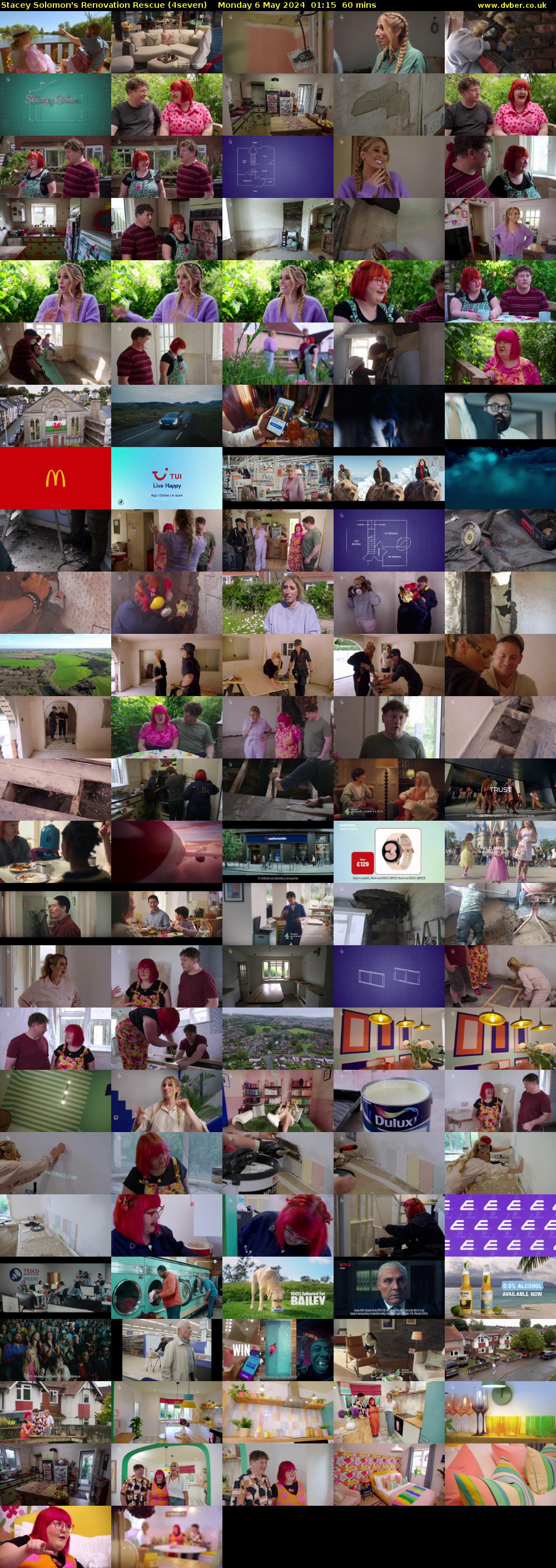 Stacey Solomon's Renovation Rescue (4seven) Monday 6 May 2024 01:15 - 02:15