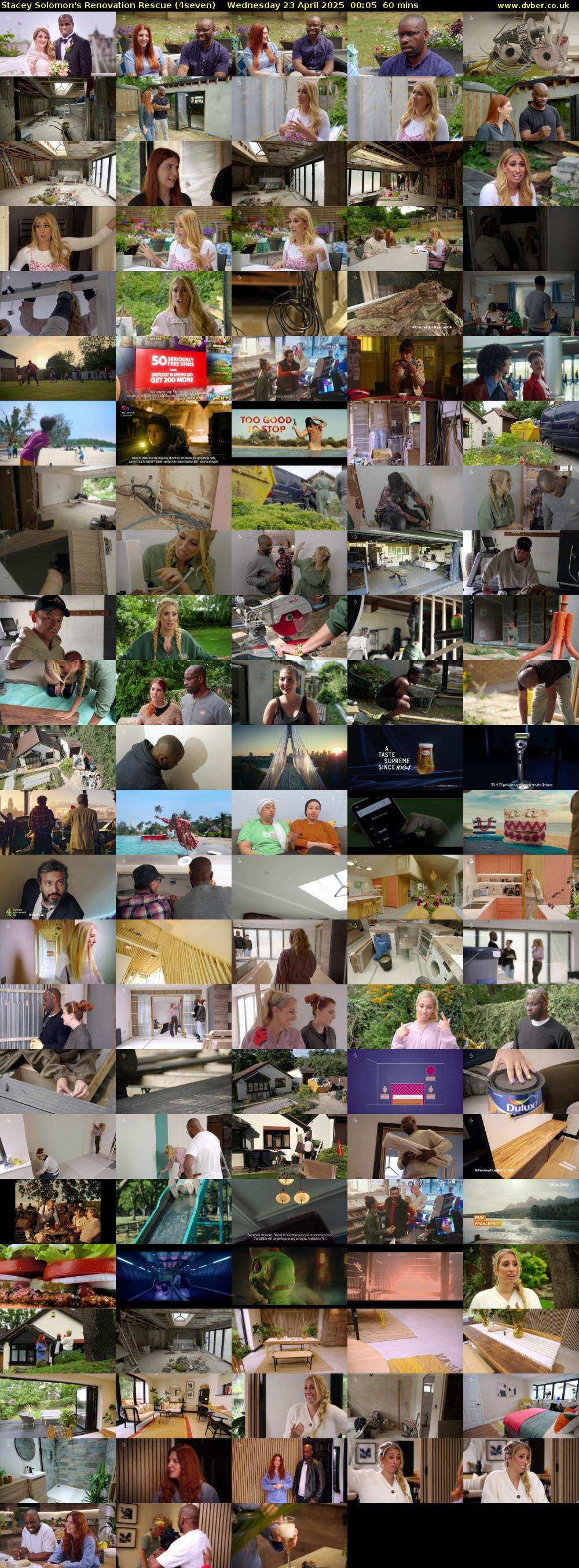 Stacey Solomon's Renovation Rescue (4seven) Wednesday 23 April 2025 00:05 - 01:05