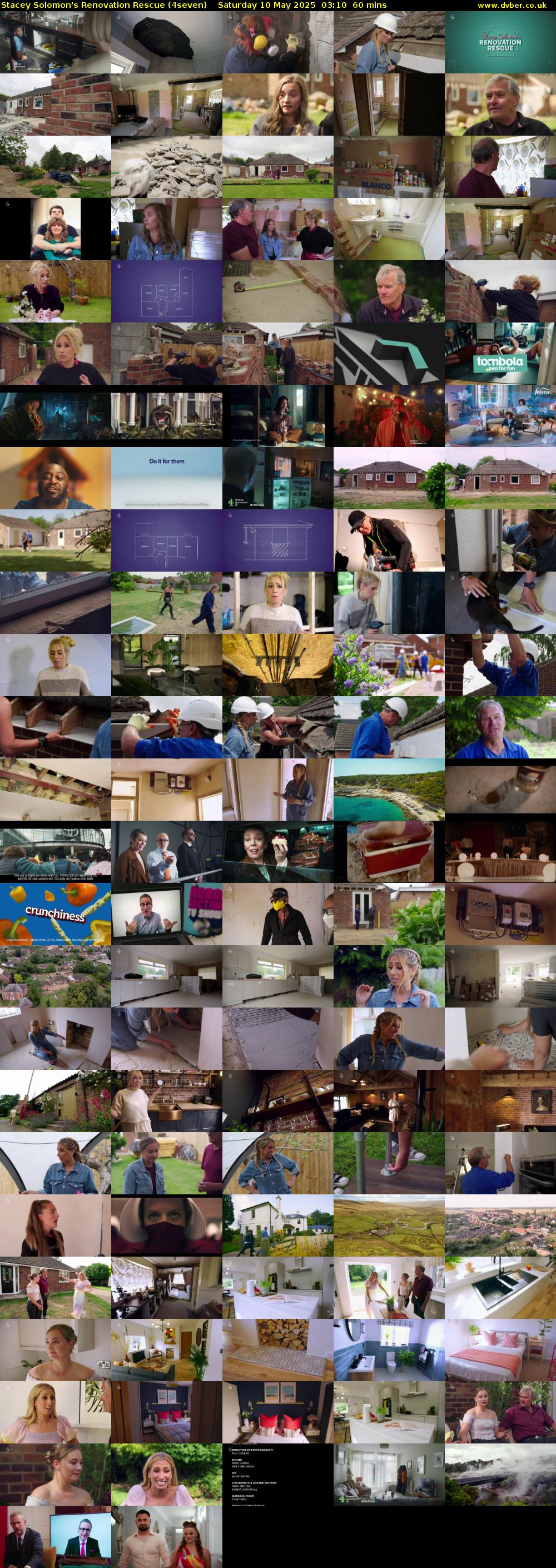 Stacey Solomon's Renovation Rescue (4seven) Saturday 10 May 2025 03:10 - 04:10