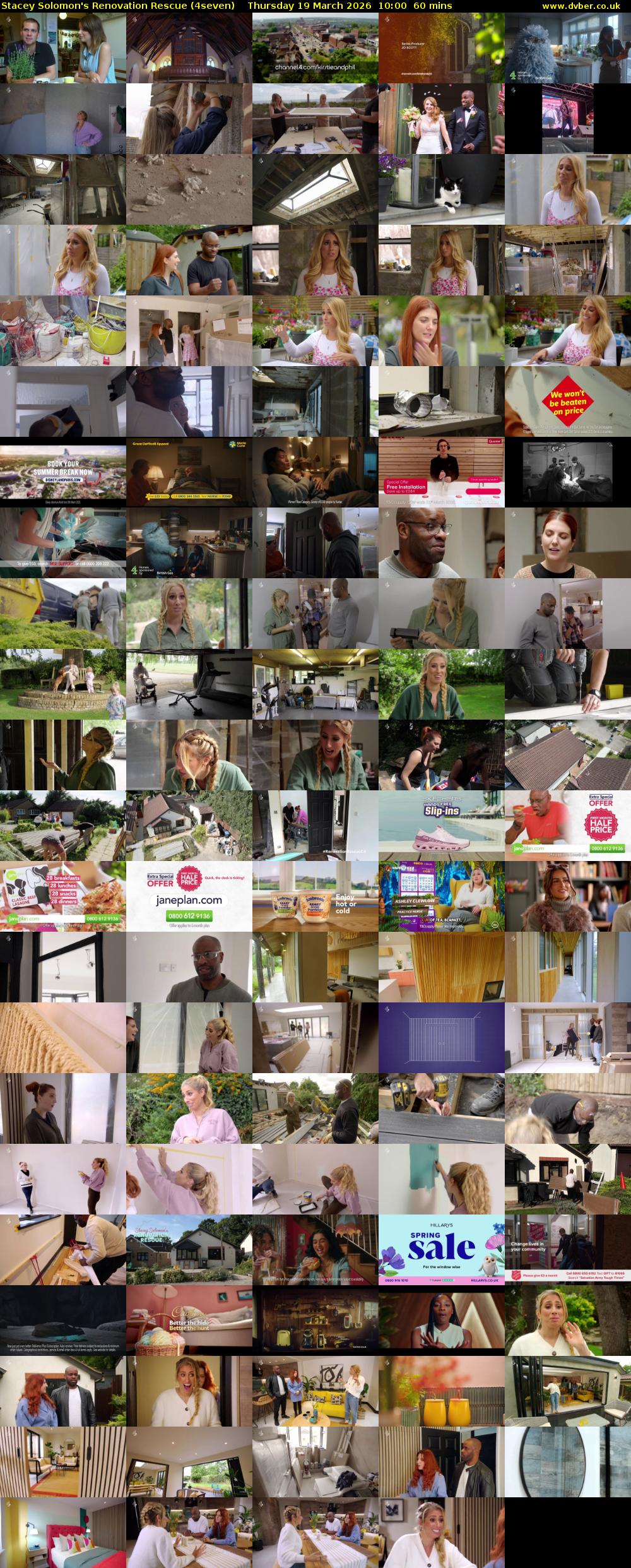 Stacey Solomon's Renovation Rescue (4seven) Thursday 19 March 2026 10:00 - 11:00