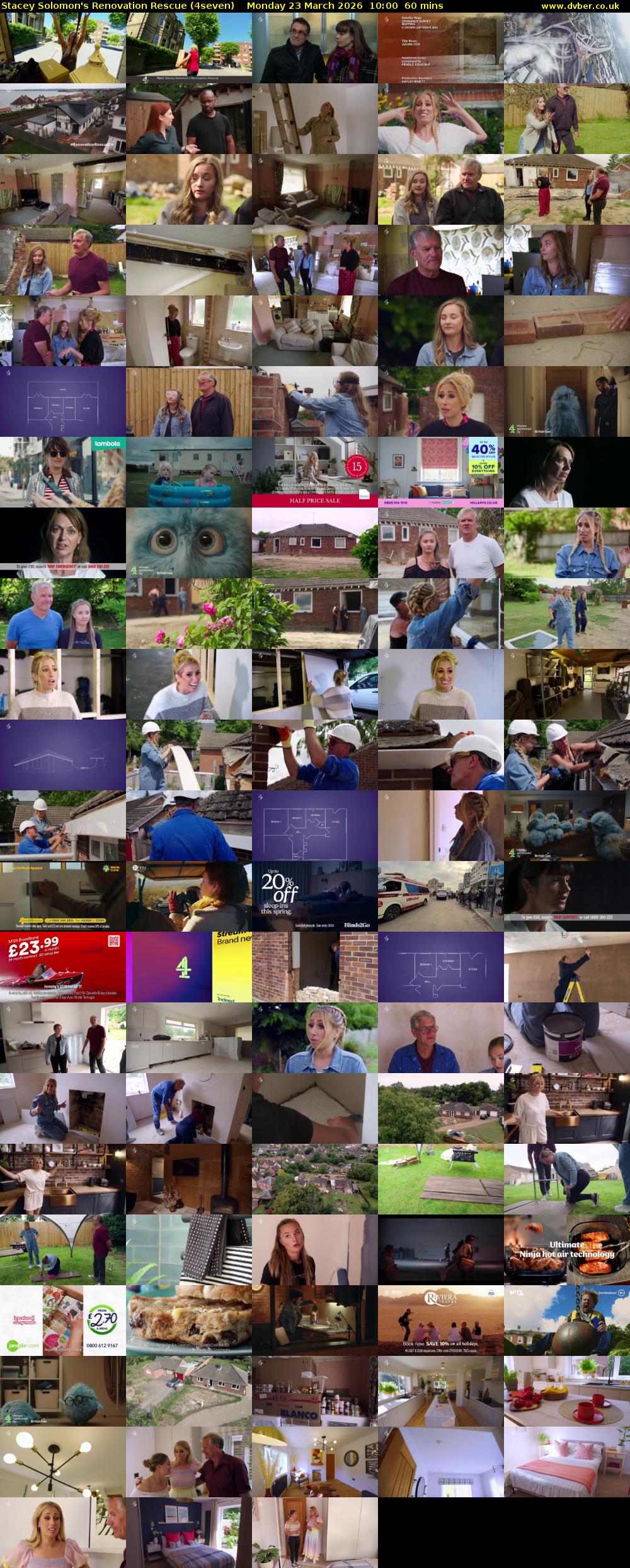 Stacey Solomon's Renovation Rescue (4seven) Monday 23 March 2026 10:00 - 11:00