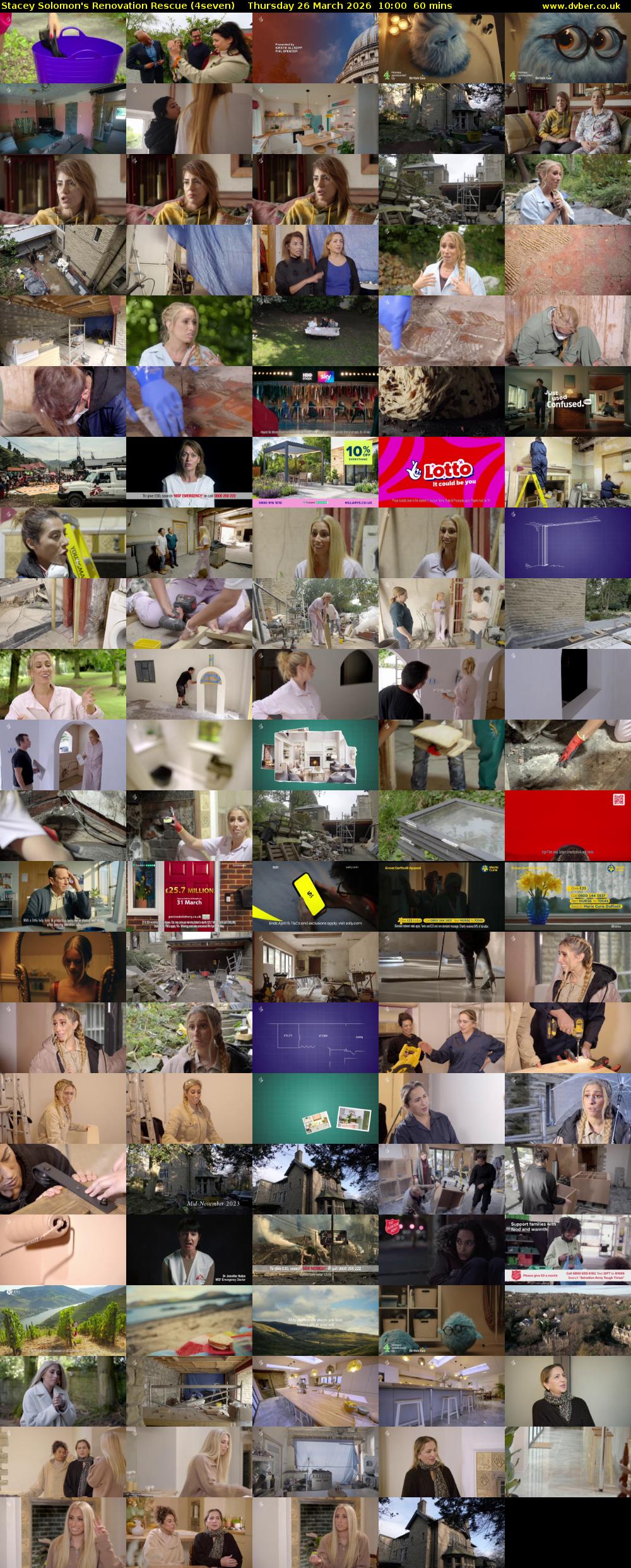 Stacey Solomon's Renovation Rescue (4seven) Thursday 26 March 2026 10:00 - 11:00