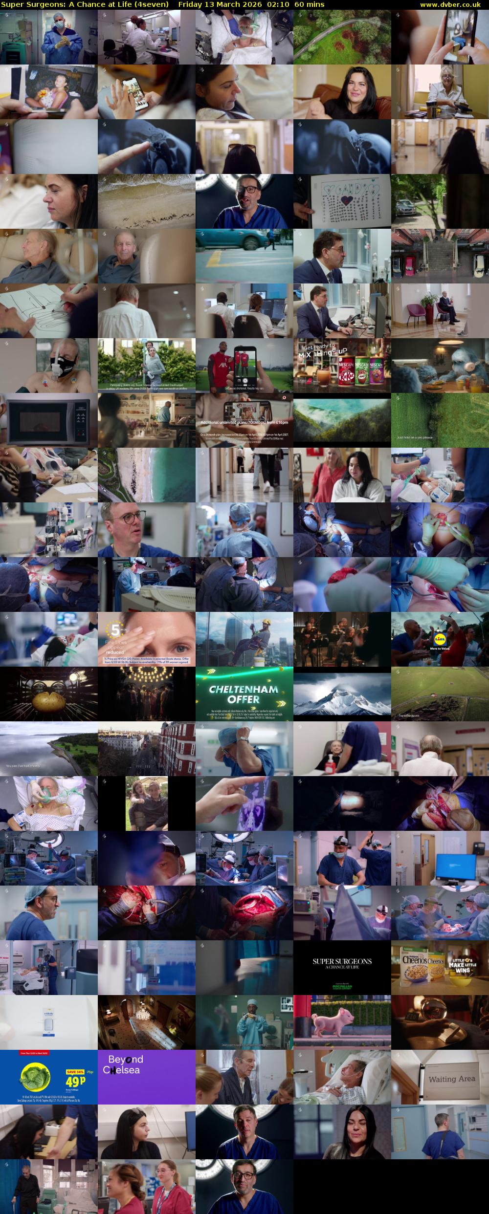 Super Surgeons: A Chance at Life (4seven) Friday 13 March 2026 02:10 - 03:10