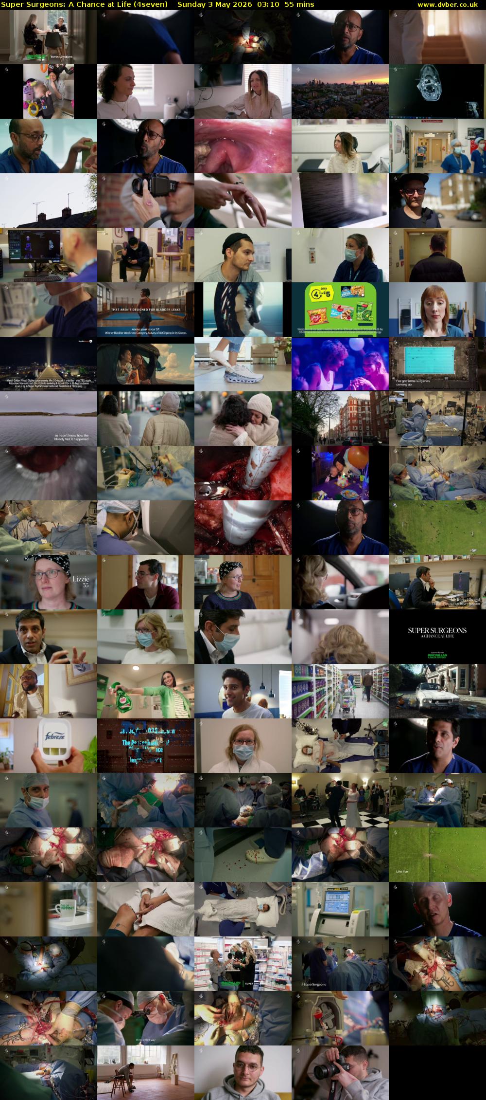 Super Surgeons: A Chance at Life (4seven) Sunday 3 May 2026 03:10 - 04:05