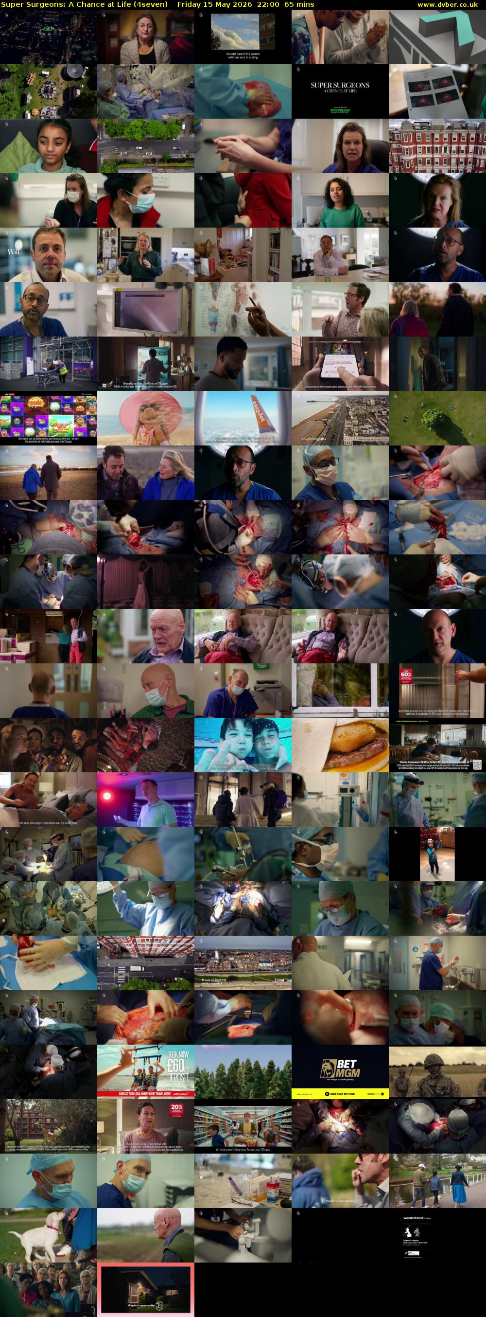 Super Surgeons: A Chance at Life (4seven) Friday 15 May 2026 22:00 - 23:05