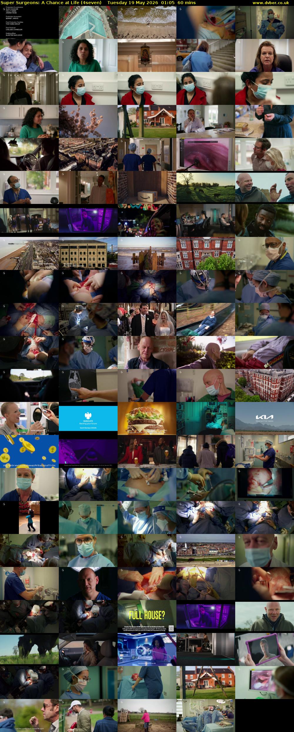 Super Surgeons: A Chance at Life (4seven) Tuesday 19 May 2026 01:05 - 02:05