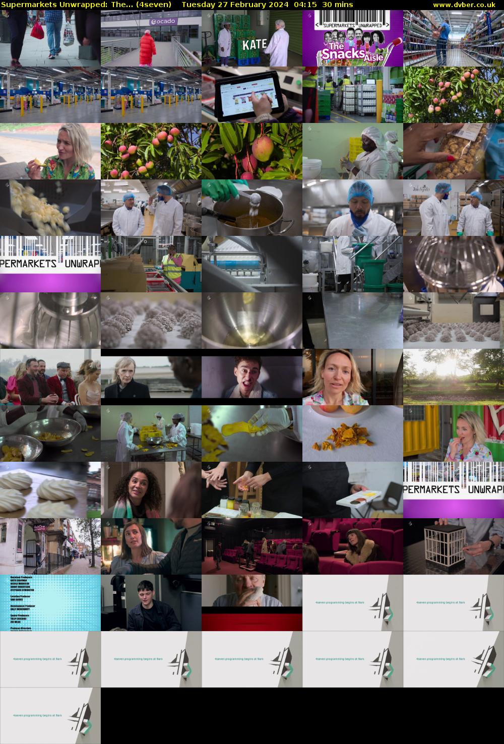 Supermarkets Unwrapped: The... (4seven) Tuesday 27 February 2024 04:15 - 04:45