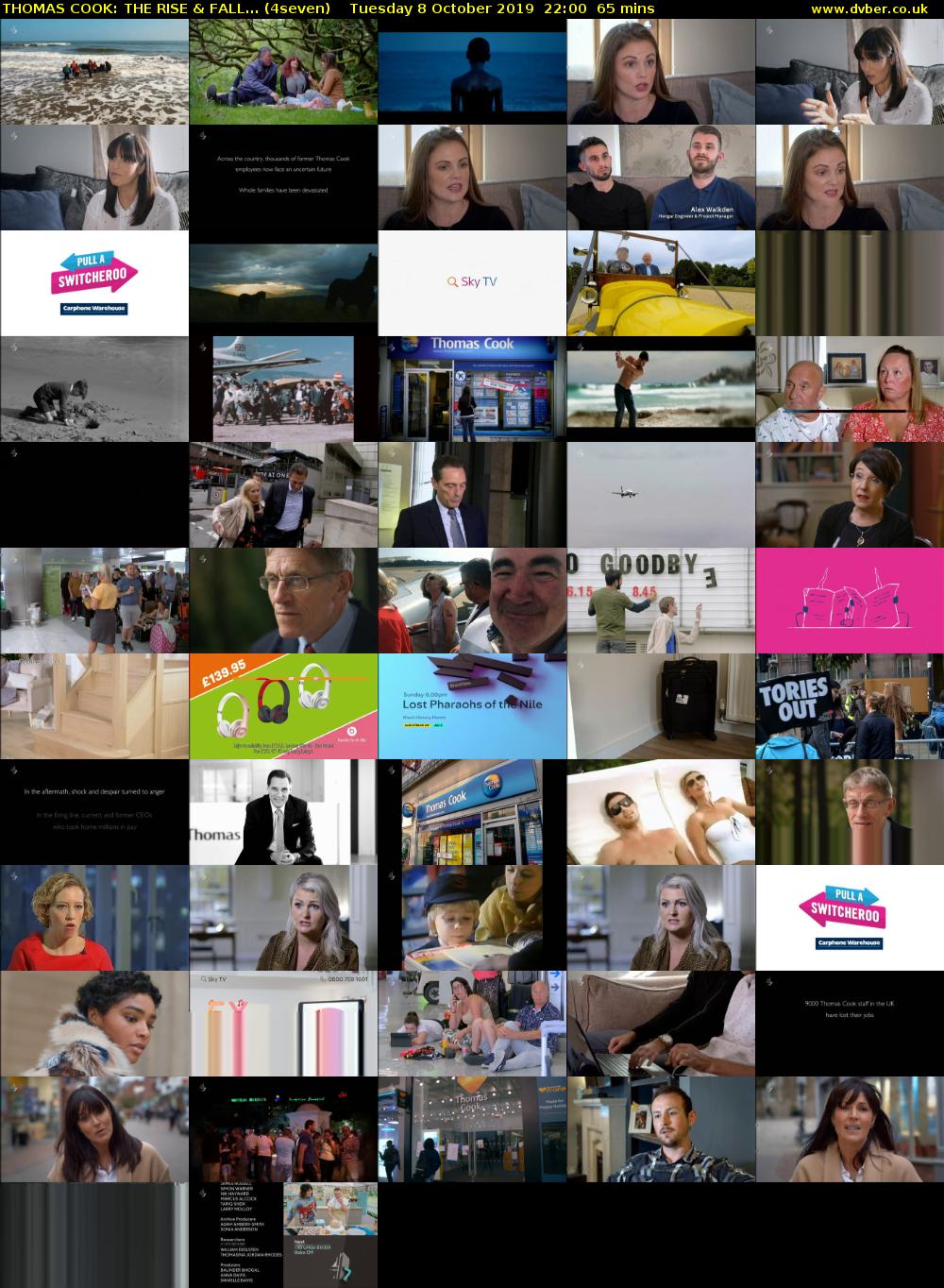 THOMAS COOK: THE RISE & FALL... (4seven) Tuesday 8 October 2019 22:00 - 23:05