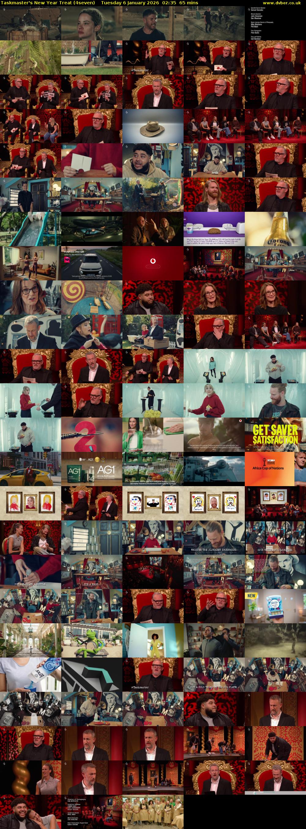 Taskmaster's New Year Treat (4seven) Tuesday 6 January 2026 02:35 - 03:40