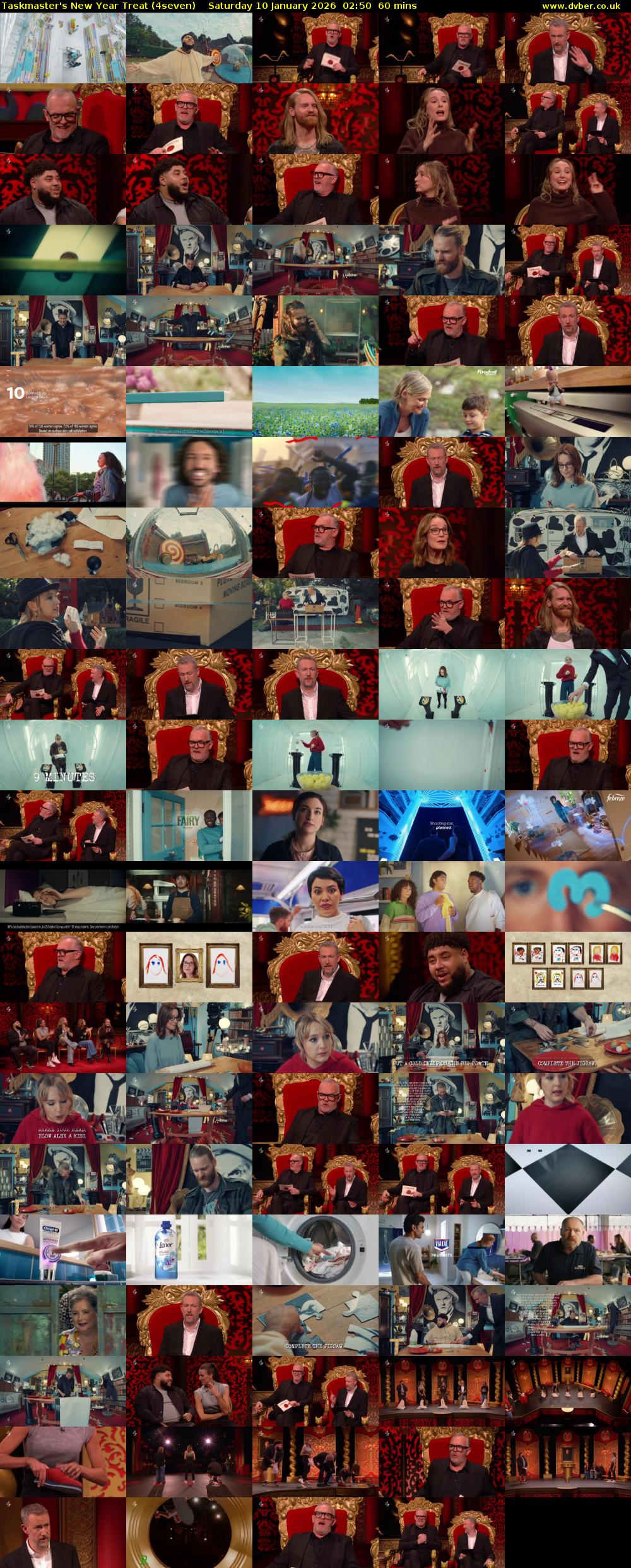 Taskmaster's New Year Treat (4seven) Saturday 10 January 2026 02:50 - 03:50