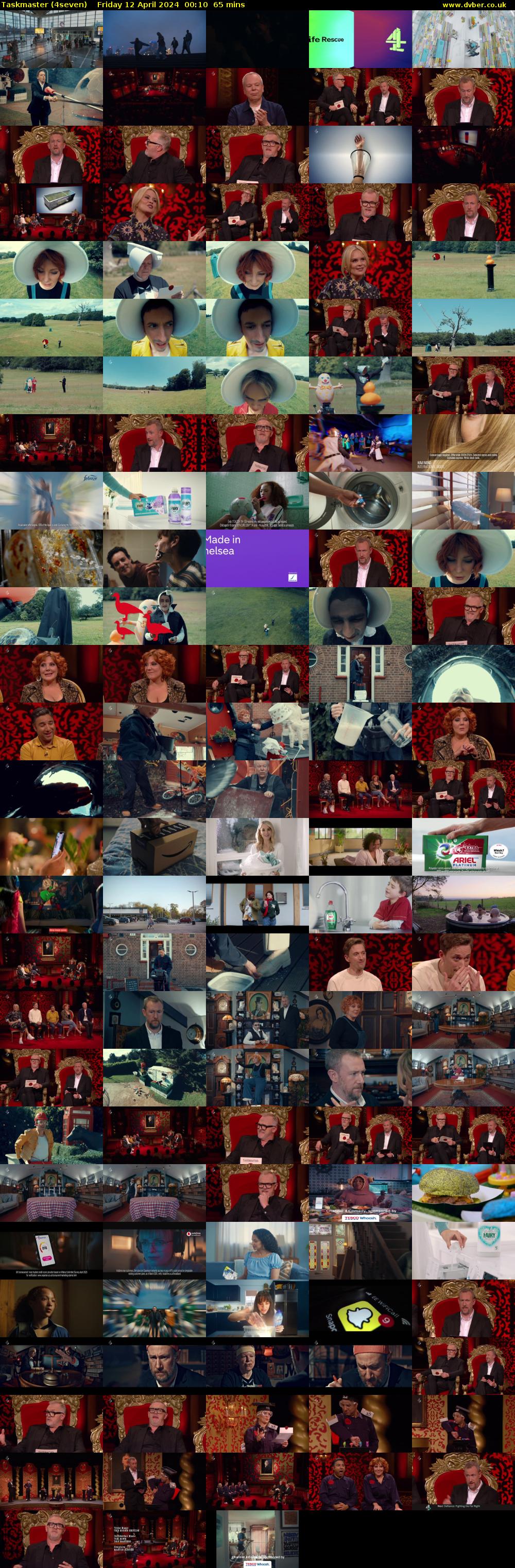 Taskmaster (4seven) Friday 12 April 2024 00:10 - 01:15