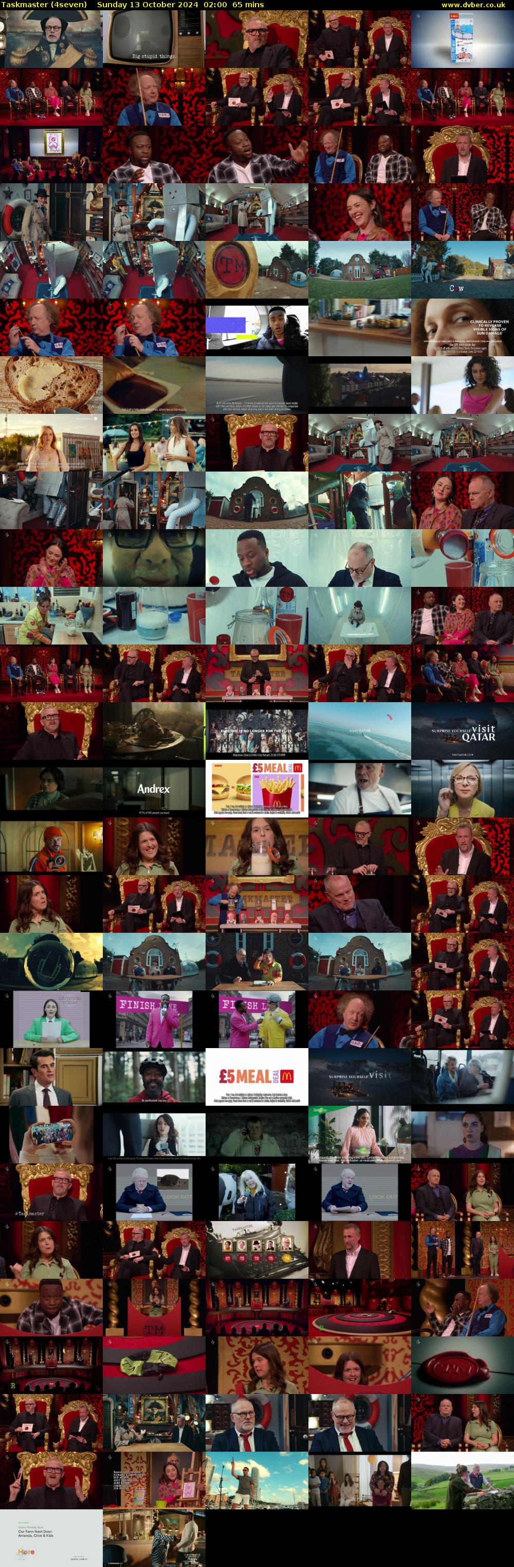 Taskmaster (4seven) Sunday 13 October 2024 02:00 - 03:05