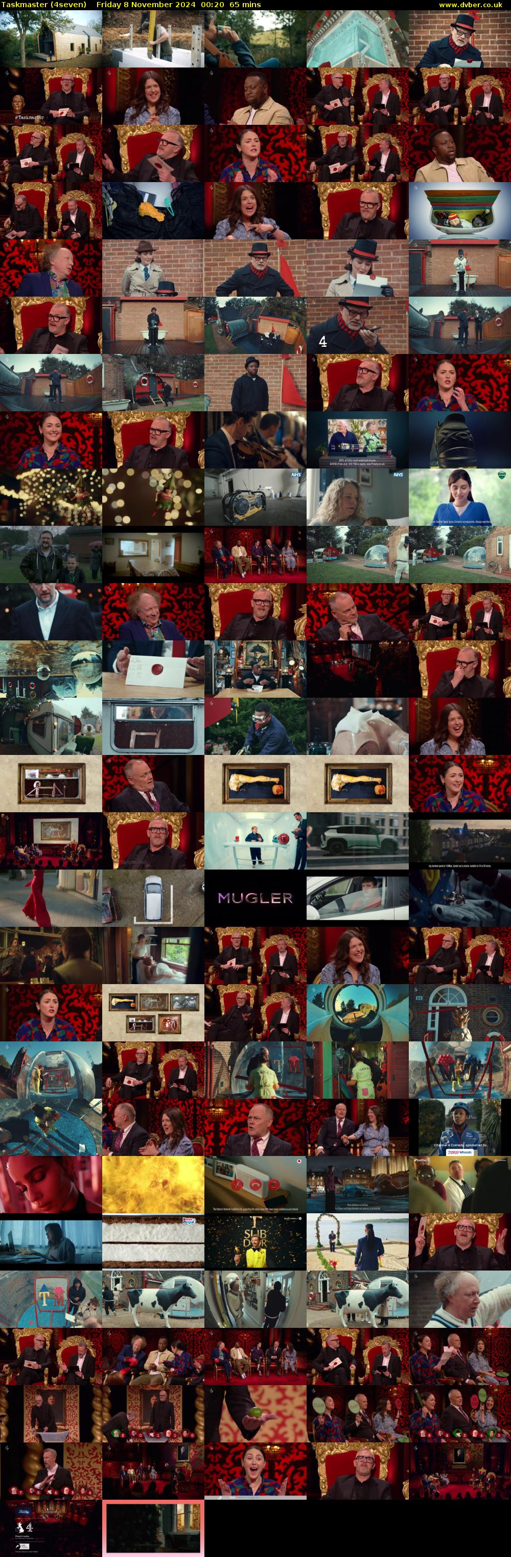 Taskmaster (4seven) Friday 8 November 2024 00:20 - 01:25