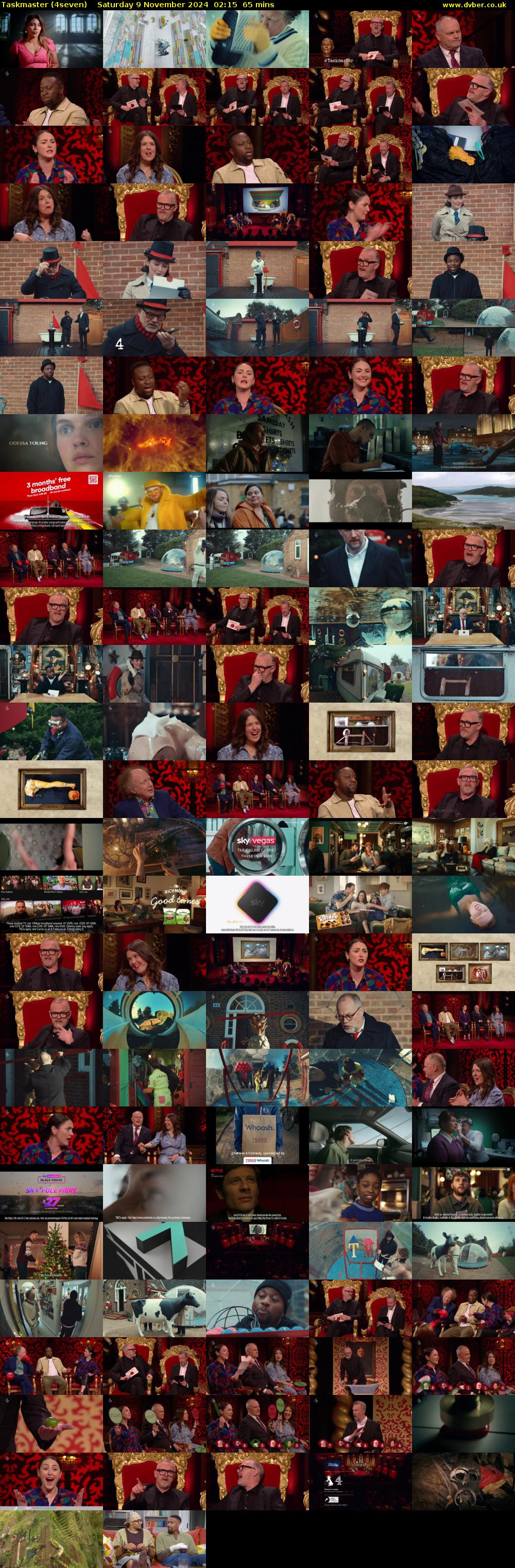 Taskmaster (4seven) Saturday 9 November 2024 02:15 - 03:20