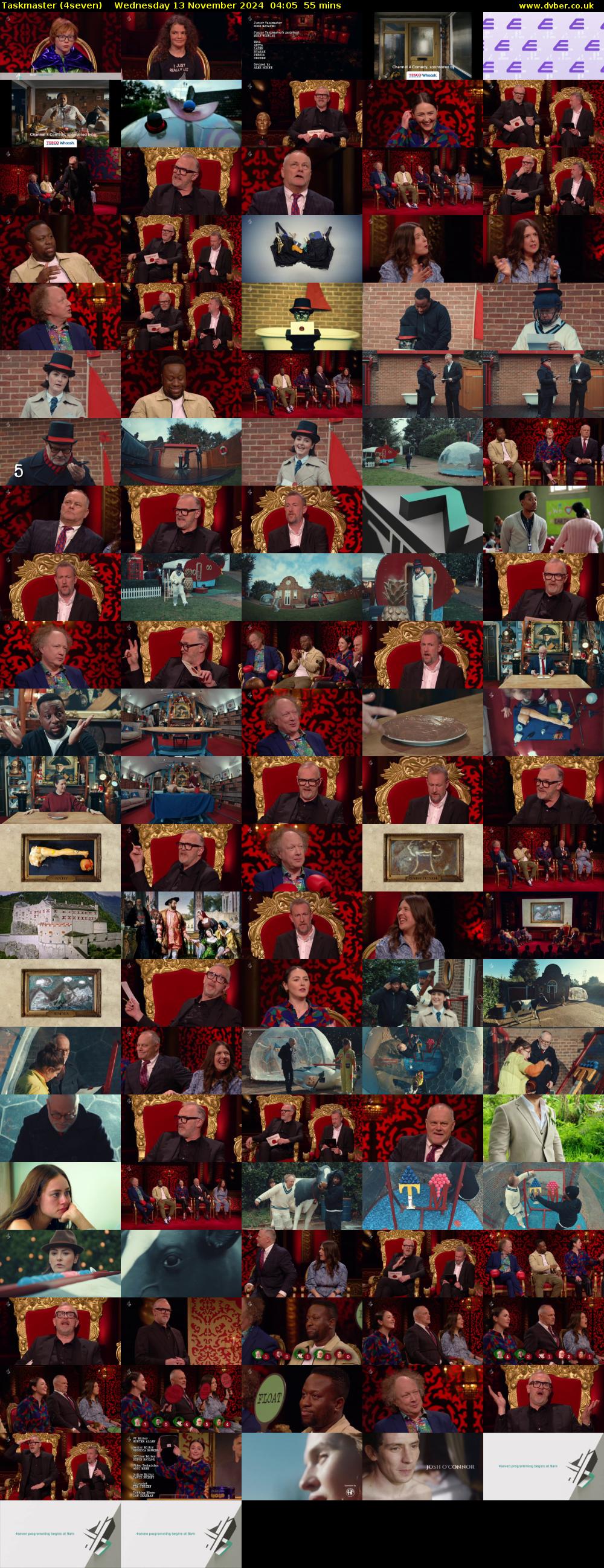 Taskmaster (4seven) Wednesday 13 November 2024 04:05 - 05:00